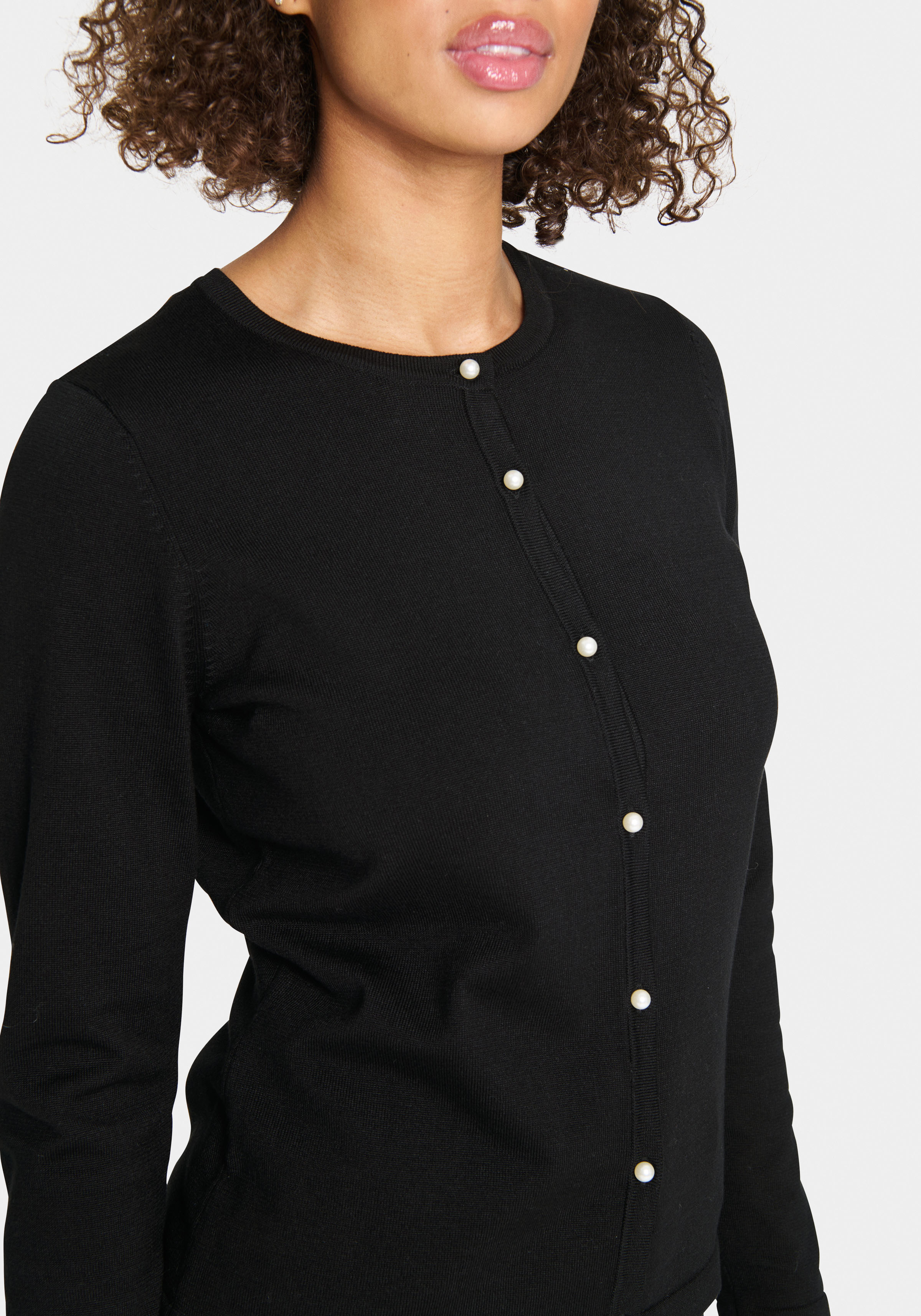 Thumbnail - Saint Tropez Strickjacke "JemmaSZ Cardigan" mit Zierknöpfen