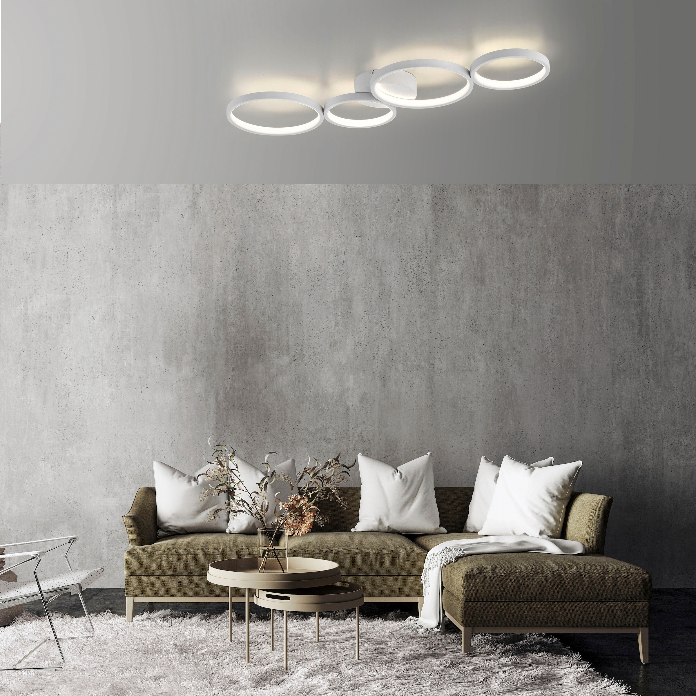 Paul Neuhaus LED Deckenleuchte »KIRINGE«, 1 flammig, Leuchtmittel LED-Board | LED fest integriert