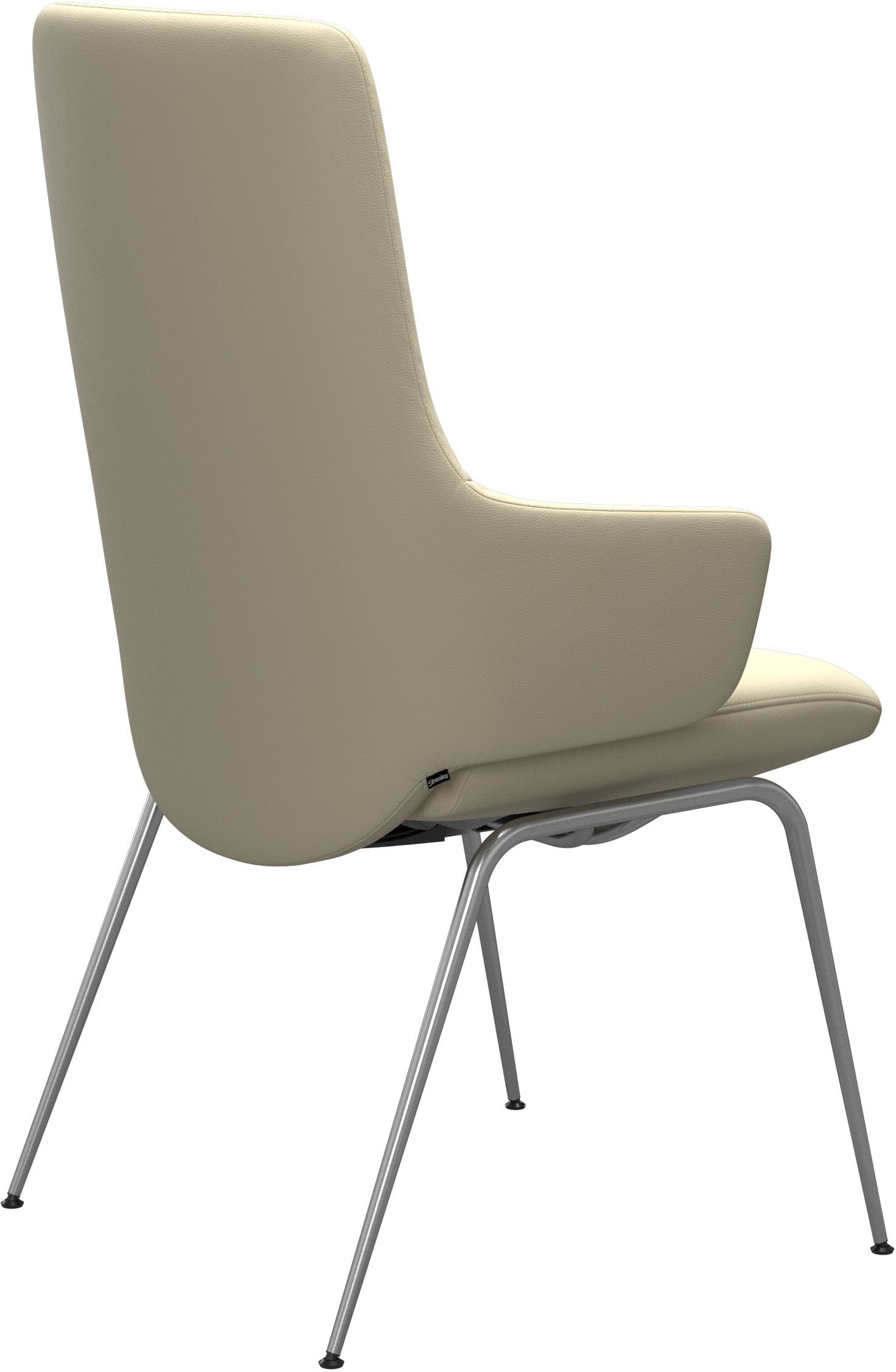 Stressless® Polsterstuhl »Laurel«, Leder PALOMA, High Back mit Armlehne, Größe L, mit Beinen aus Stahl in Chrom