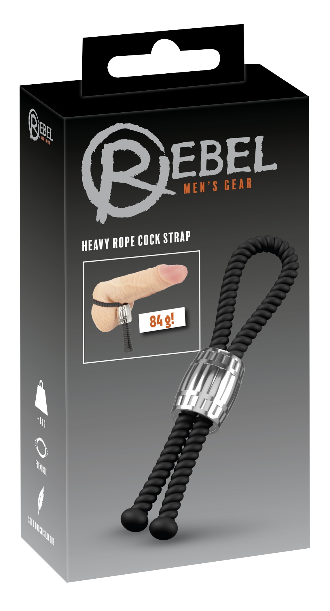 REBEL Penisring »Penisschlaufe Heavy Rope Cock Strap«