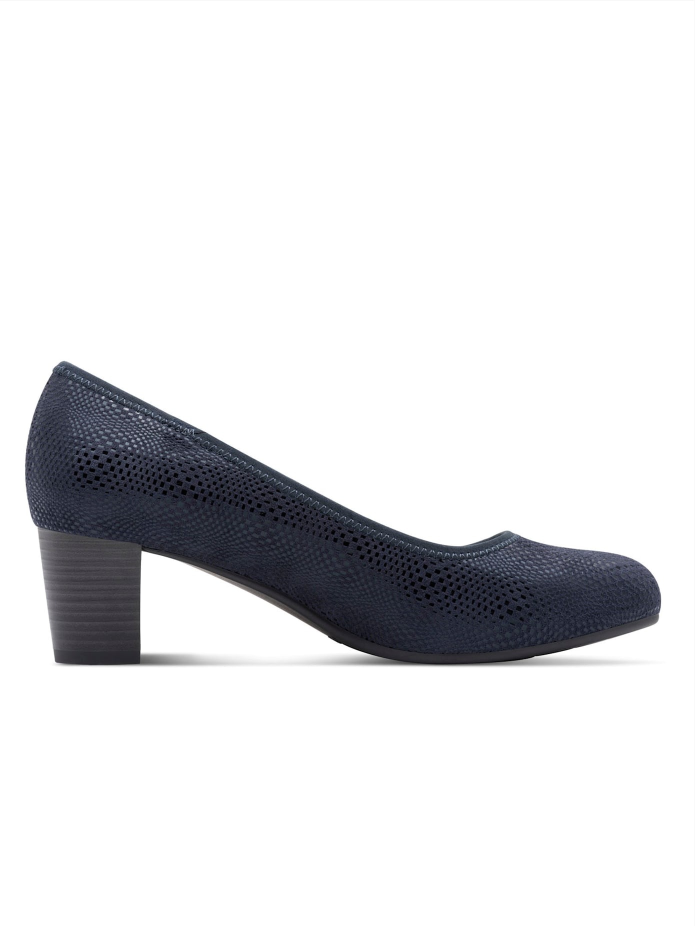 Pumps JANA, Damen, Gr. 37, blau (nachtblau), Textil, Schuhe Pumps, Topseller 3
