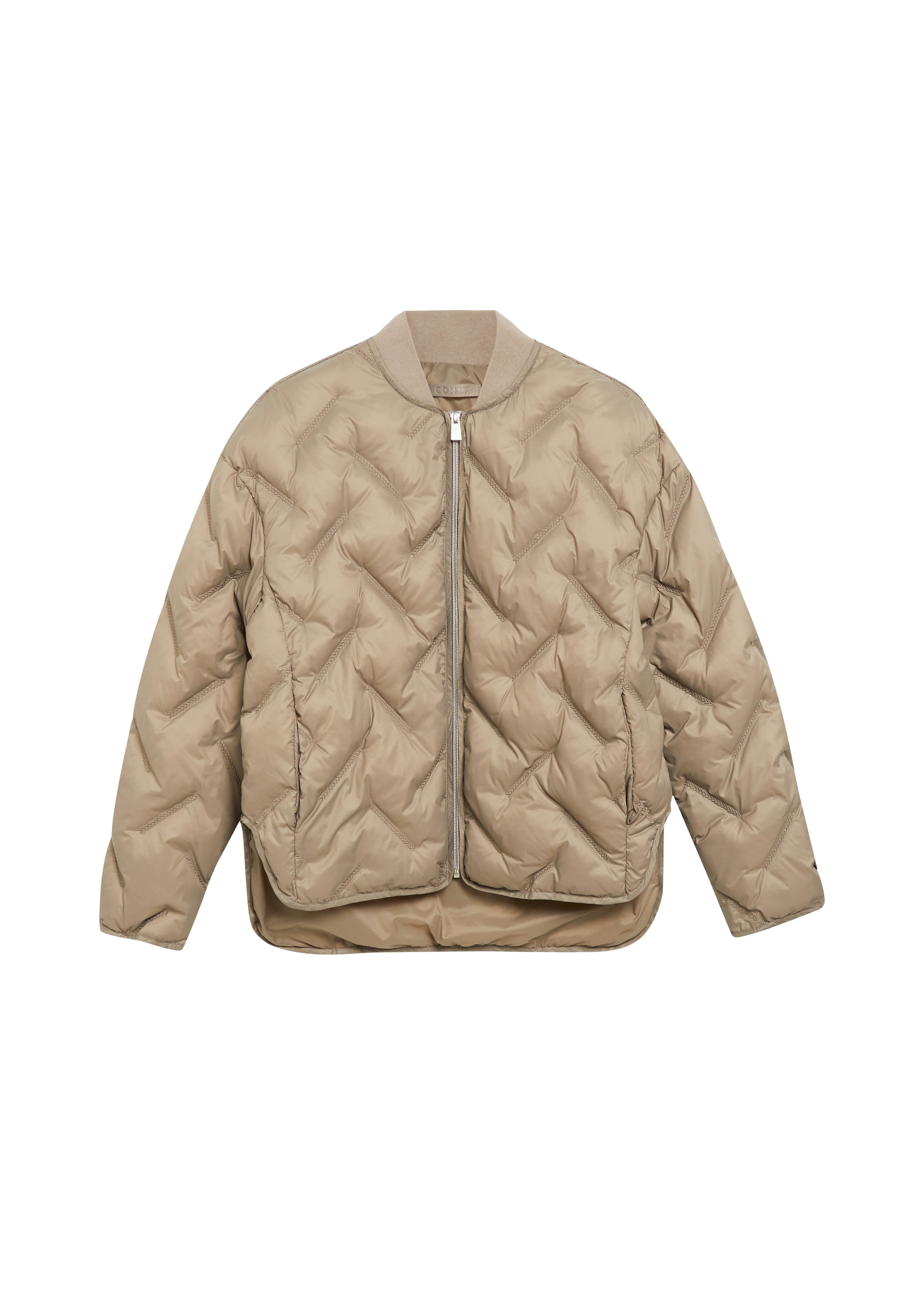 Comma Steppjacke ohne Kapuze im Blouson-Stil und mit Reißverschluss