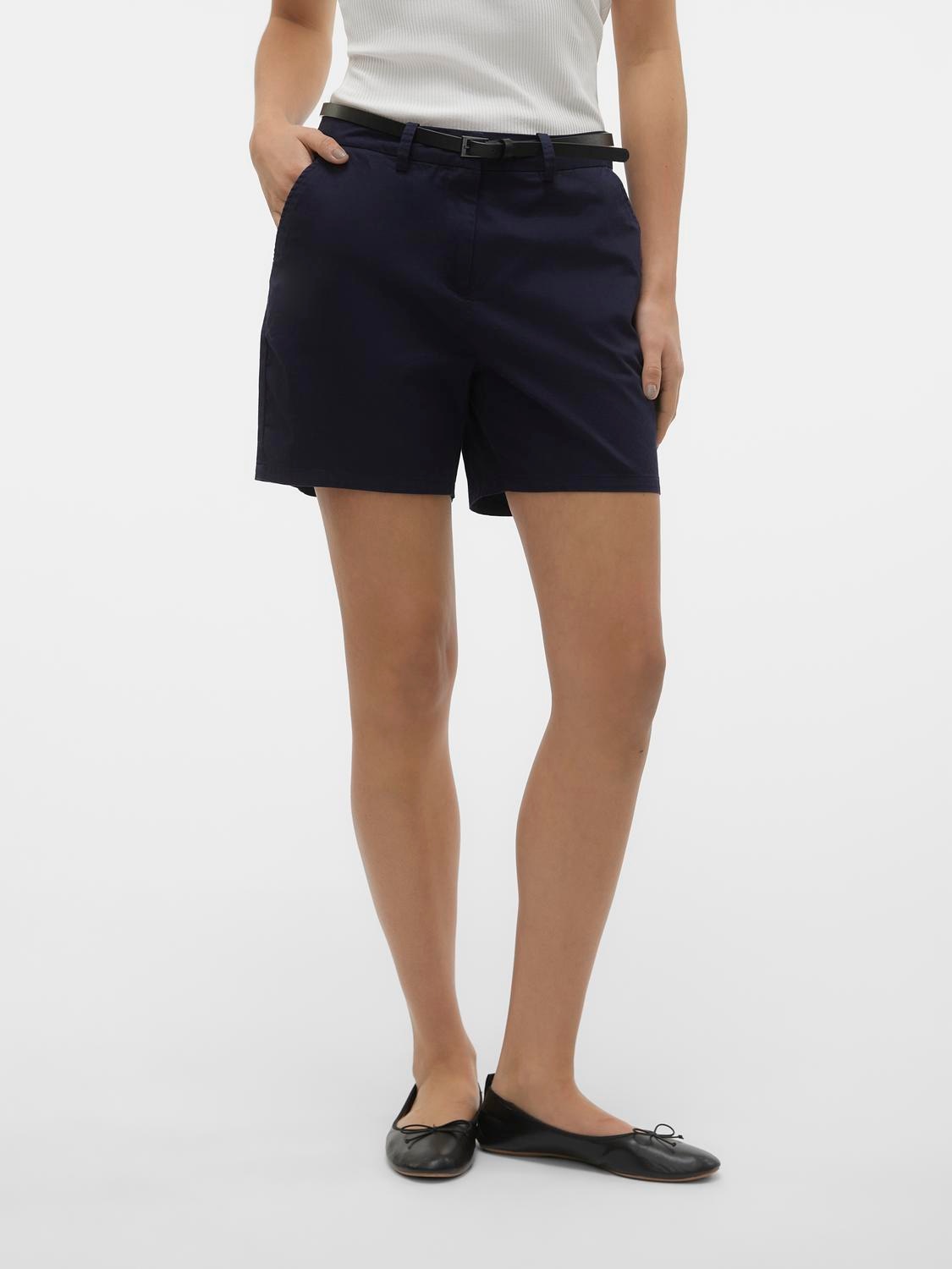 Vero Moda Chinoshorts "VMFLASHINO MR REGULAR CHINO SHORTS" günstig online kaufen