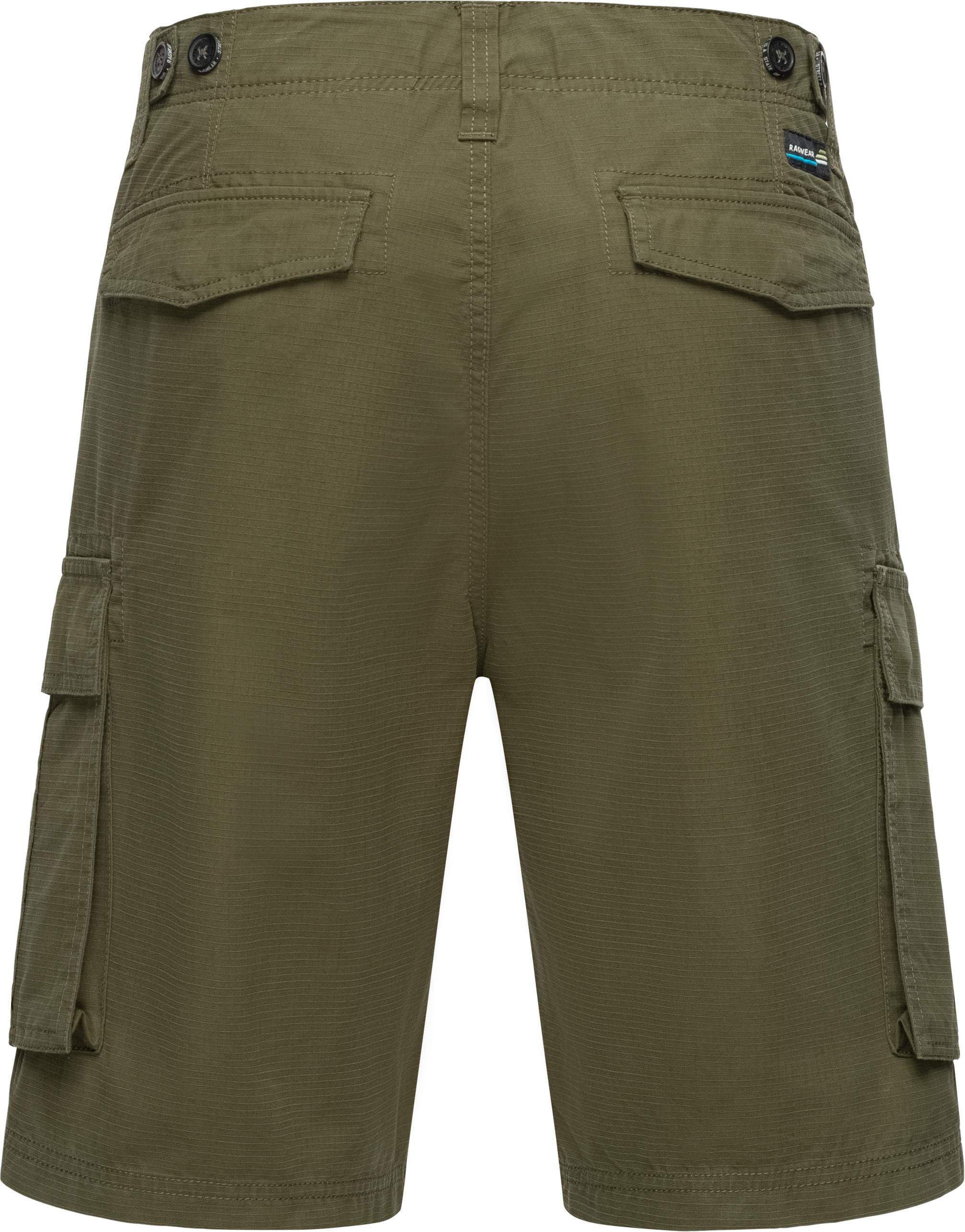 Ragwear Shorts »Merly«, (1 tlg.), Kurze Herren Cargo-Hose mit großen Taschen
