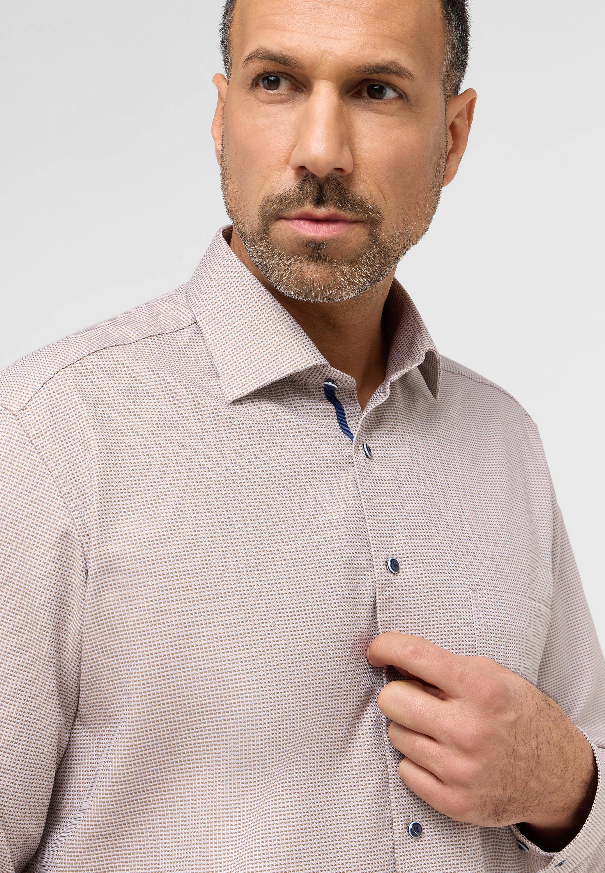 Thumbnail - Eterna Langarmhemd "COMFORT FIT" NON IRON (bügelfrei)