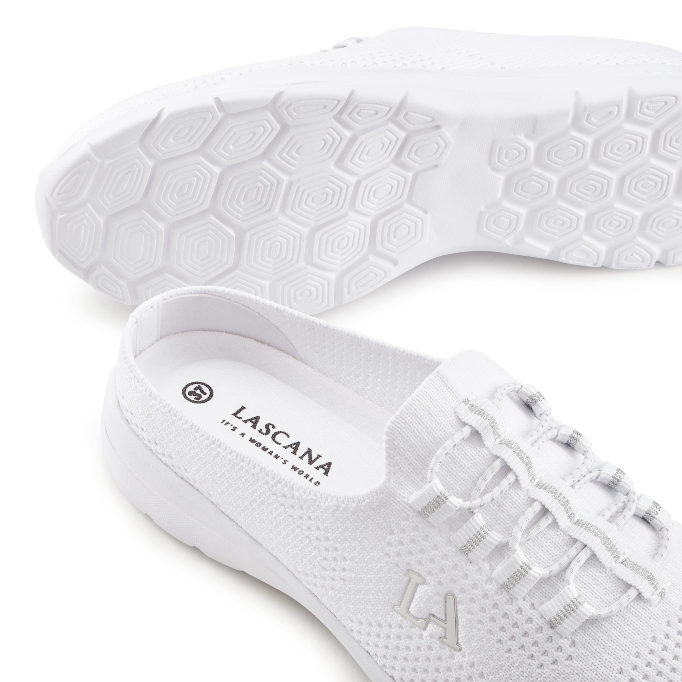 LASCANA ACTIVE Slip-On Sneaker, zum Reinschlüpfen, ultraleicht, Sabot, Clog, Freizeitschuh VEGAN