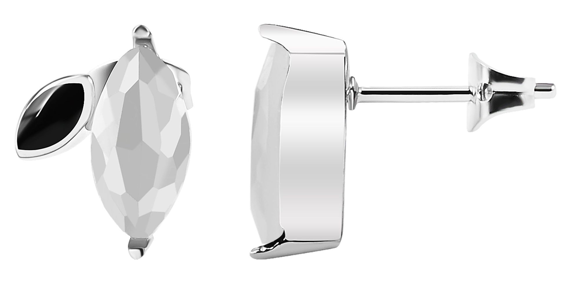 Adelia´s Paar Ohrhänger "Damen Ohrringe – Ohrstecker aus Edelstahl" Eine sc günstig online kaufen