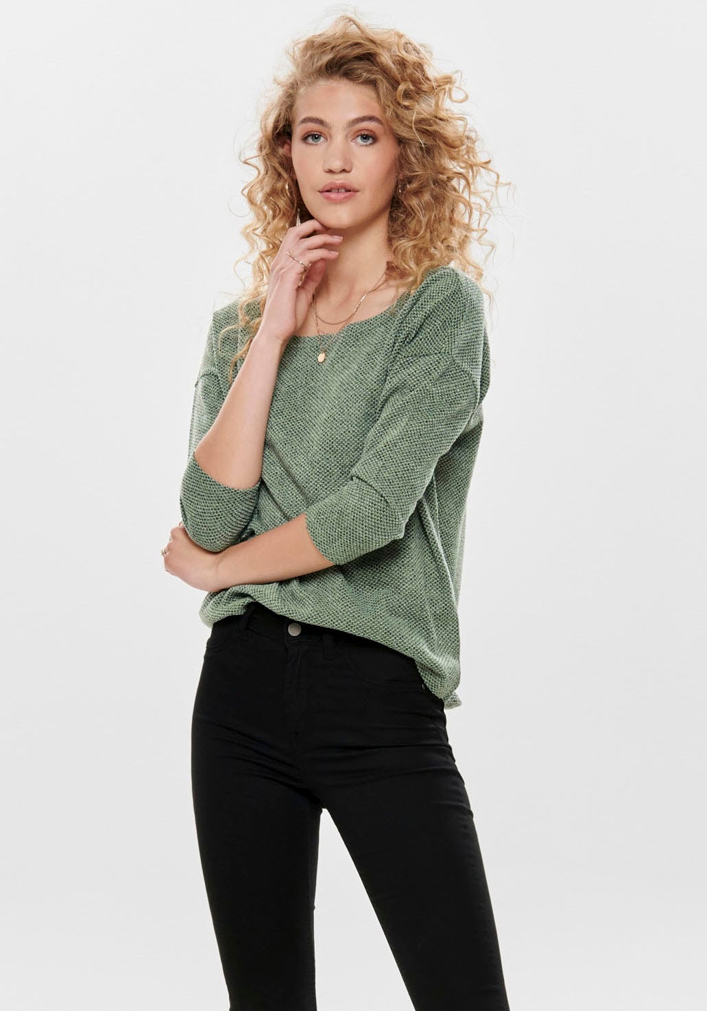 ONLY 3/4-Arm-Shirt »ONLALBA 3/4 Marškinėlia...