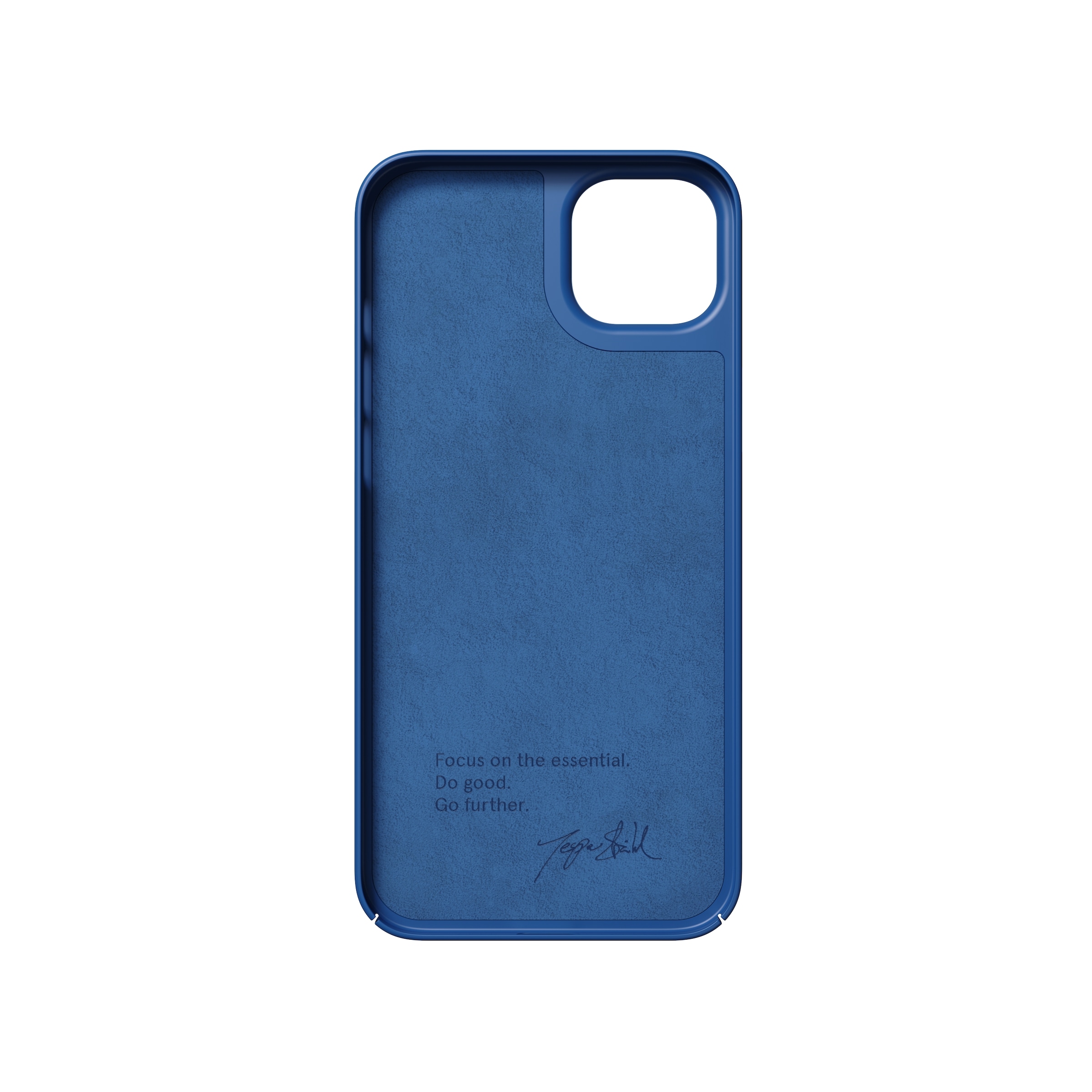 Nudient Backcover »Nudient Thin for iPhone 14 Plus Blueprint Blue«, iPhone 14 Plus