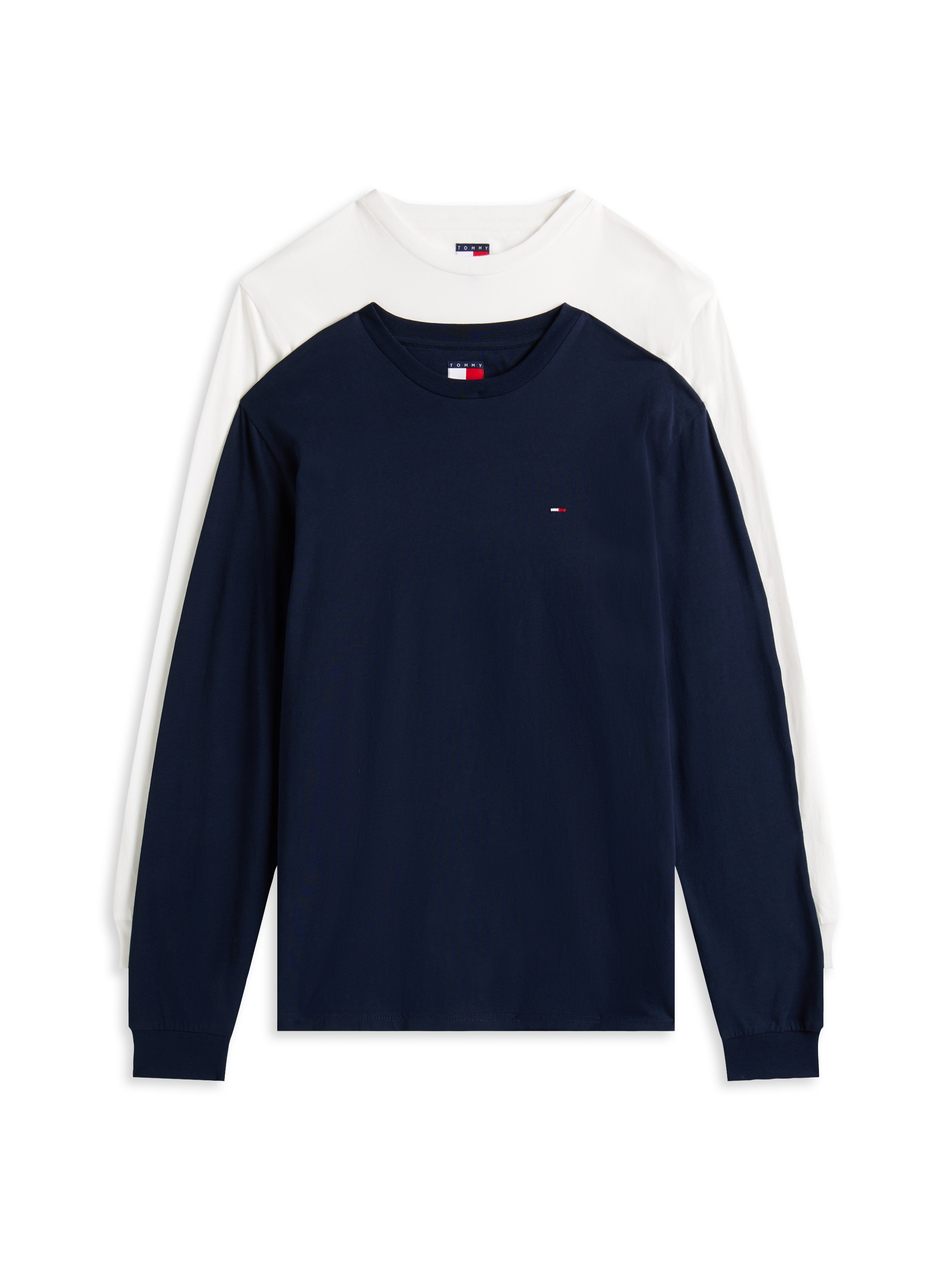 Tommy Jeans Longsleeve »TJM SLIM 2PACK L/S EXT«, (2 tlg.)