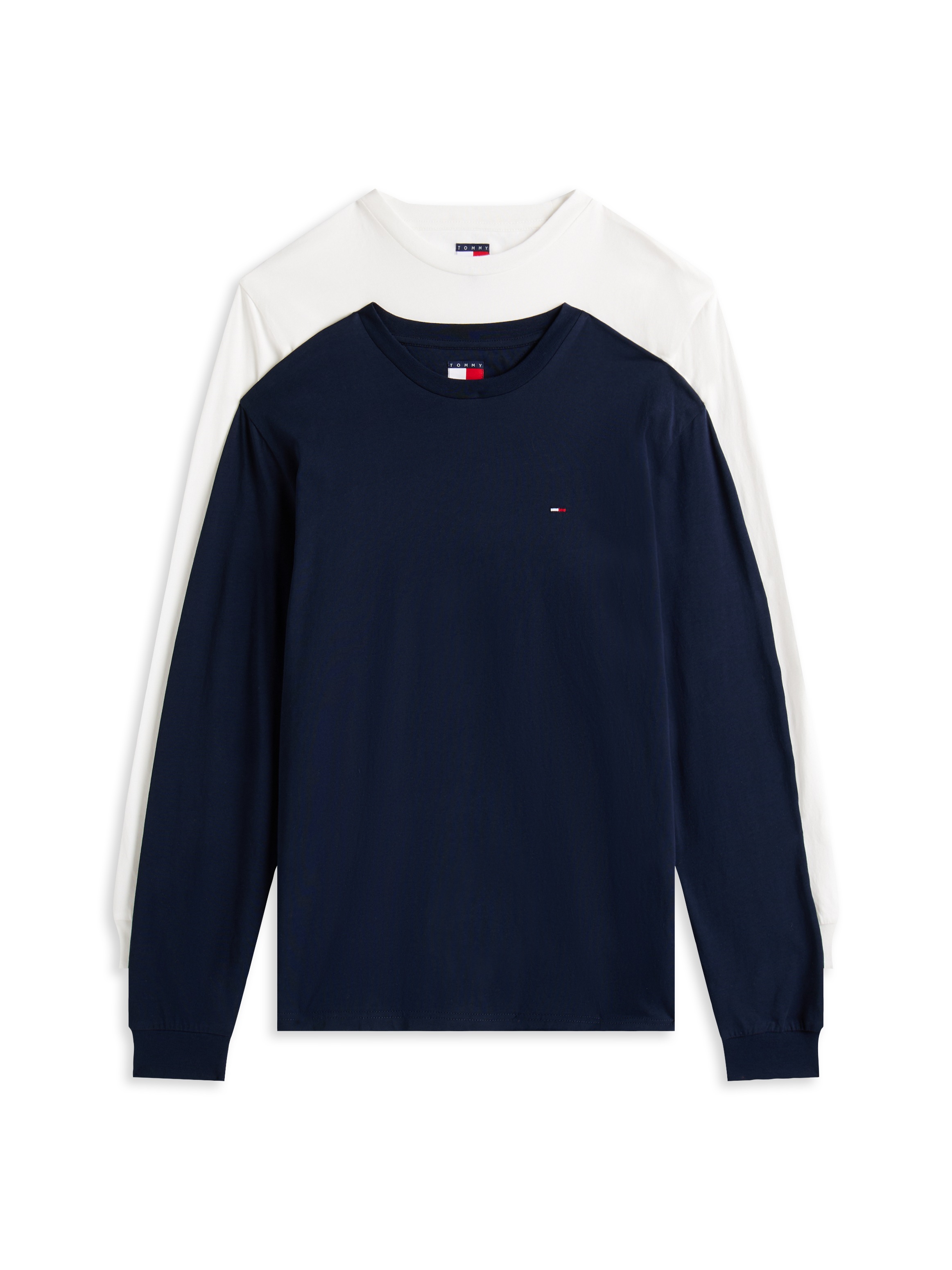 Tommy Jeans Longsleeve "TJM SLIM 2PACK L/S EXT" 2 Stk. tlg. günstig online kaufen