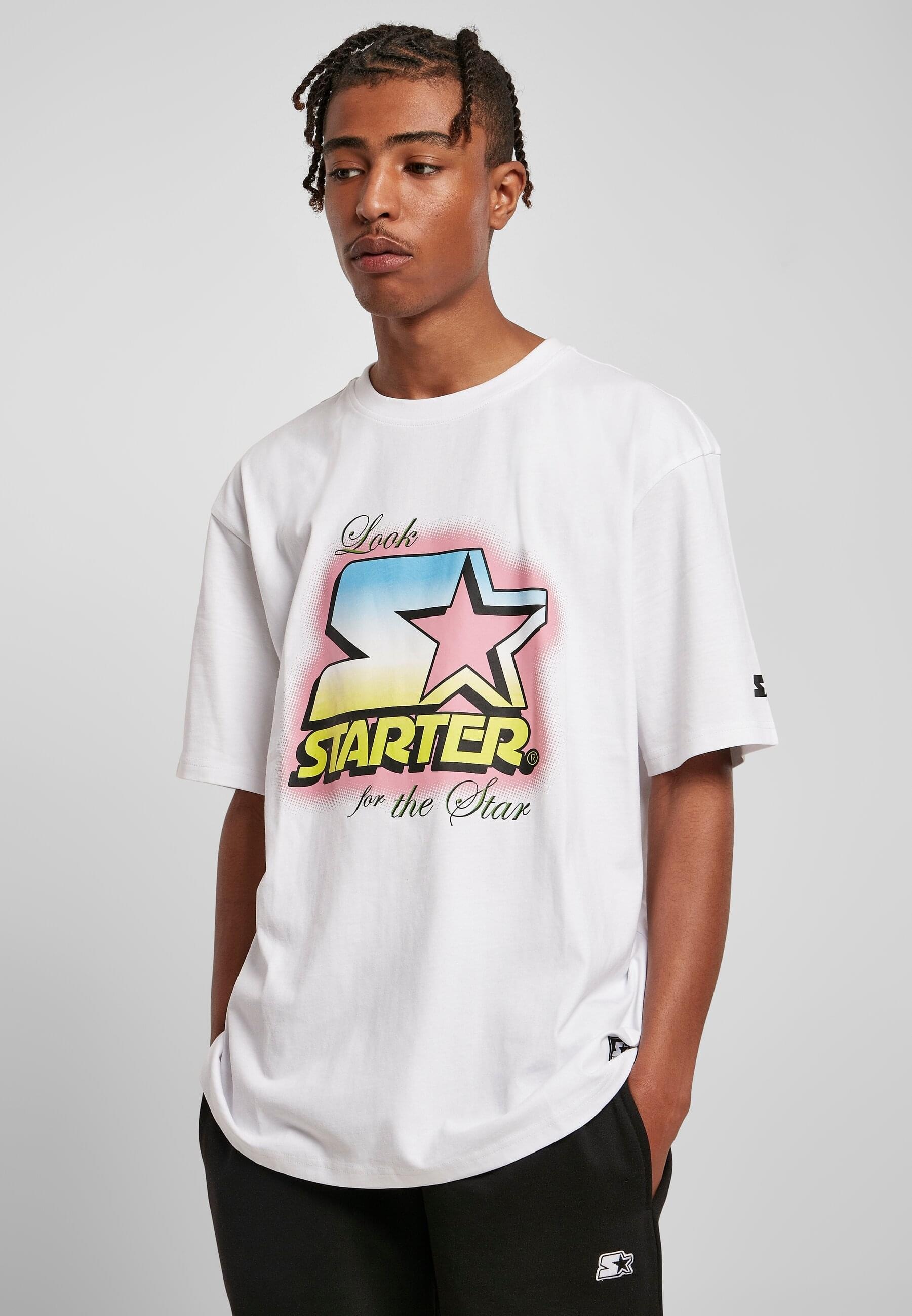Starter Black Label T-Shirt »Starter Black Label Herren Starter Fresh Logo Tee«, (1 tlg.)