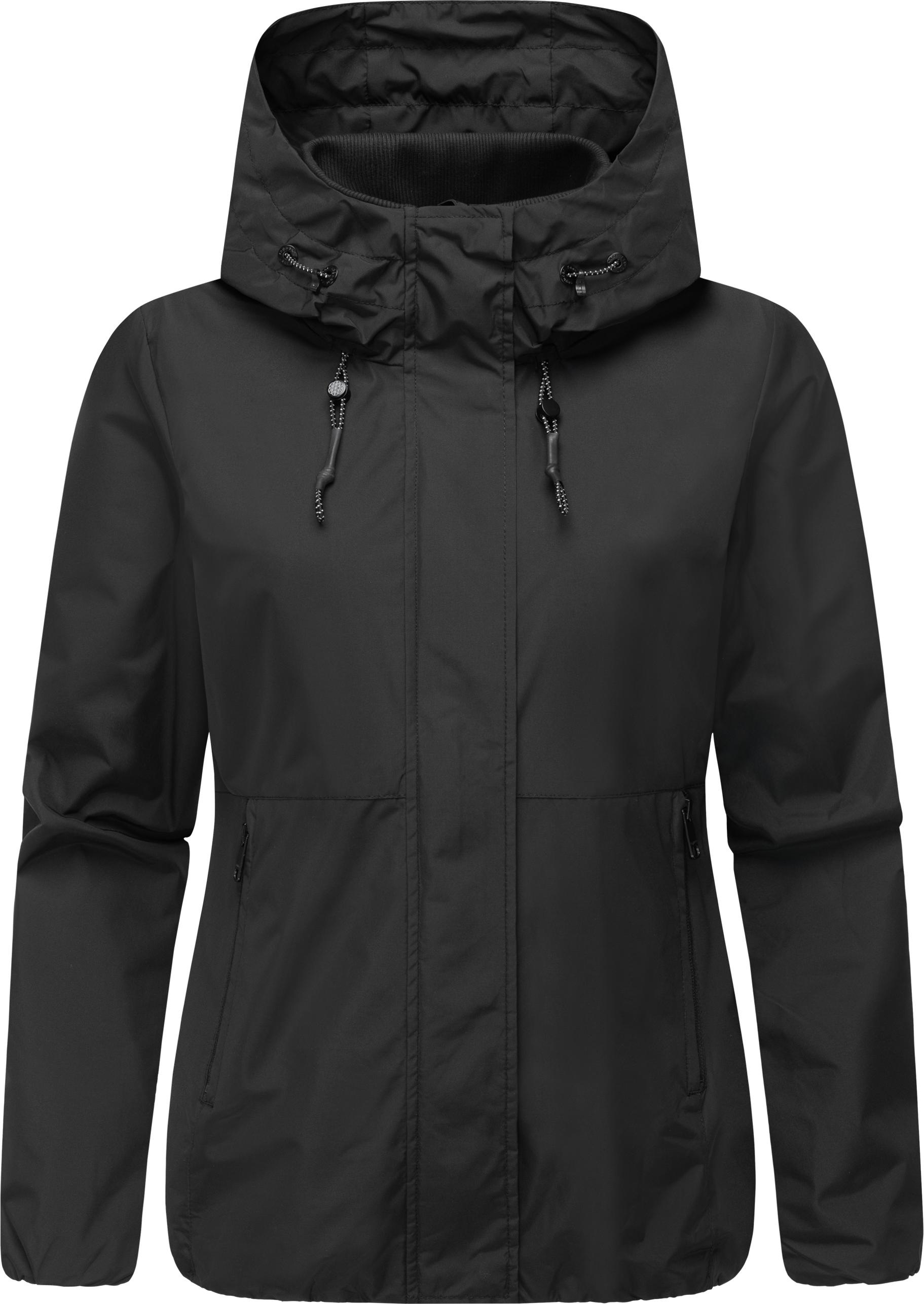 Ragwear Outdoorjacke "Sunniva Light" mit Kapuze Wasserdichte und atmungsaktive Damen Übergangsjacke