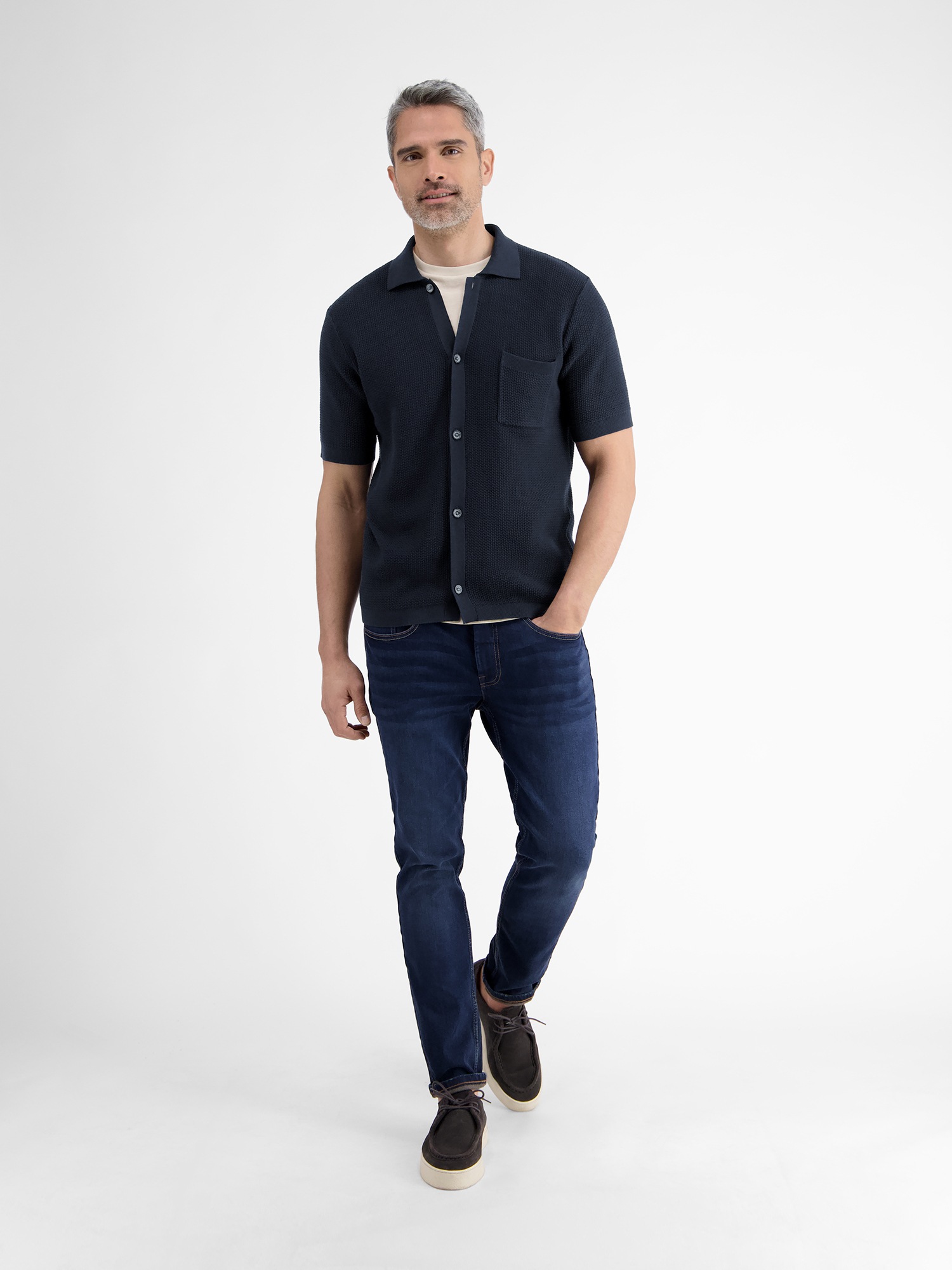 LERROS Poloshirt »LERROS Kurzarm Polo, geknöpft«