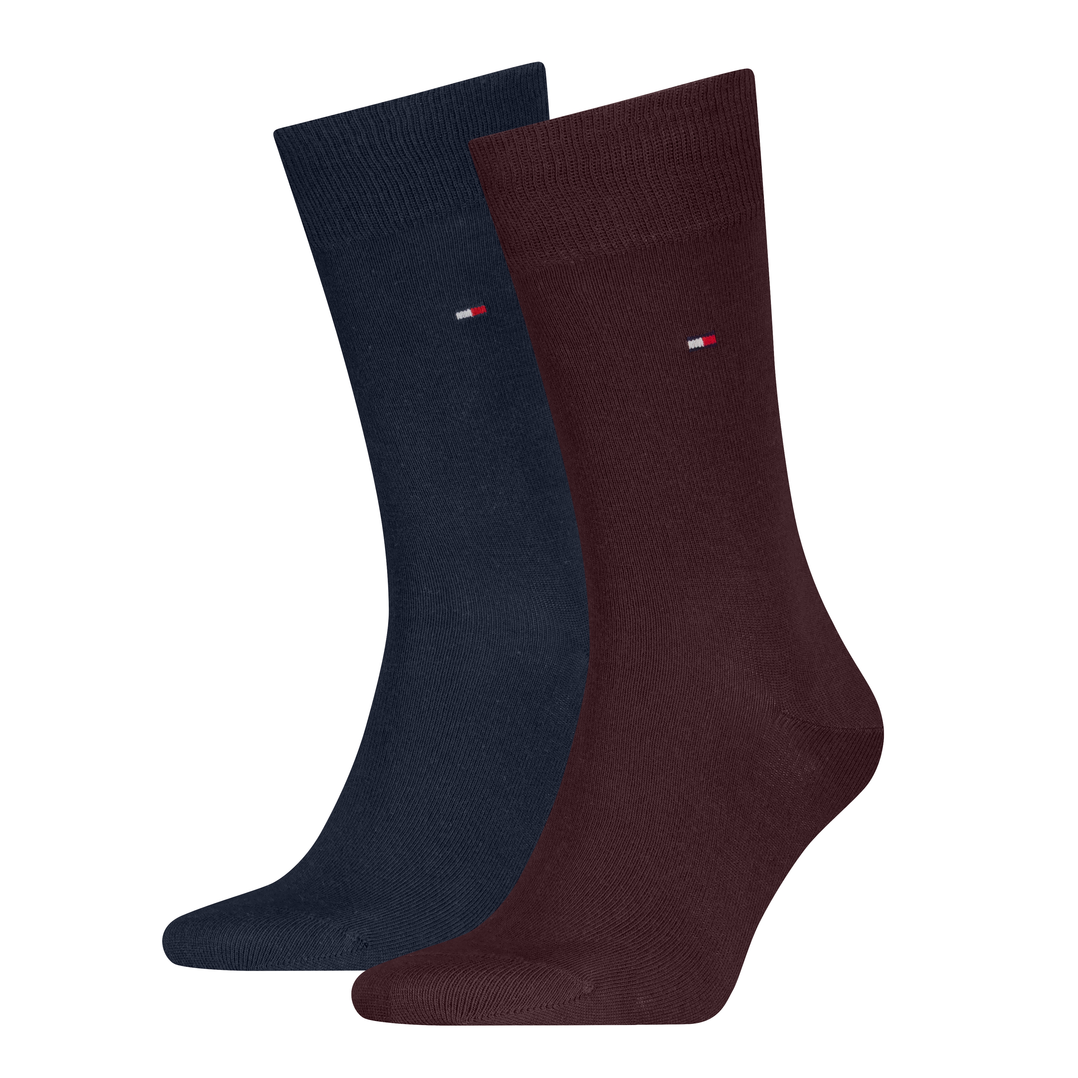 Tommy Hilfiger 1100000002199 "TH MEN SOCK CLASSIC 2P" 2 Paar, Mit eingestricktem Flag-Logo