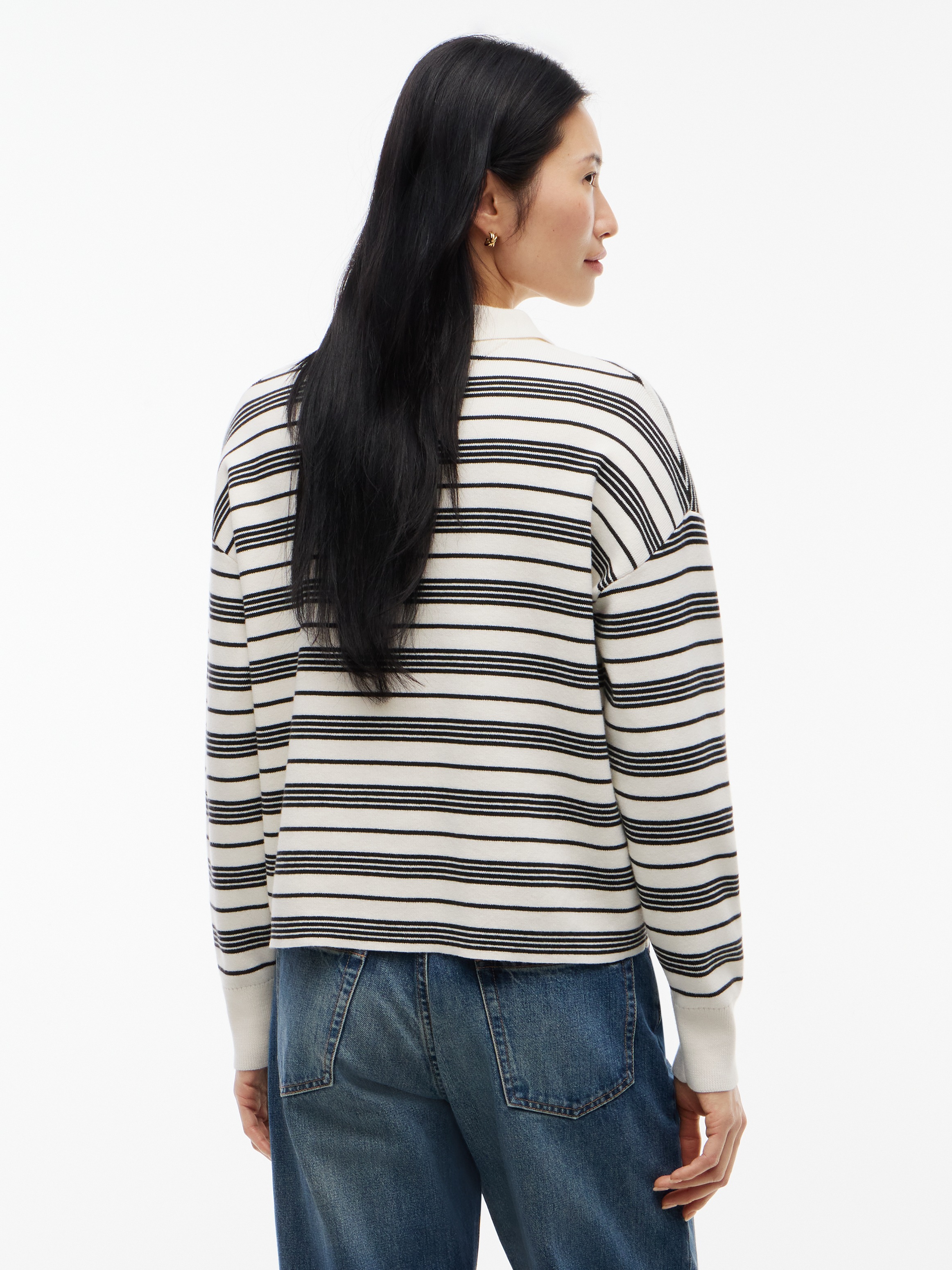 Tommy Hilfiger Polokragenpullover »COTTON FULL NEEDLE POLO LS« Baumwolle