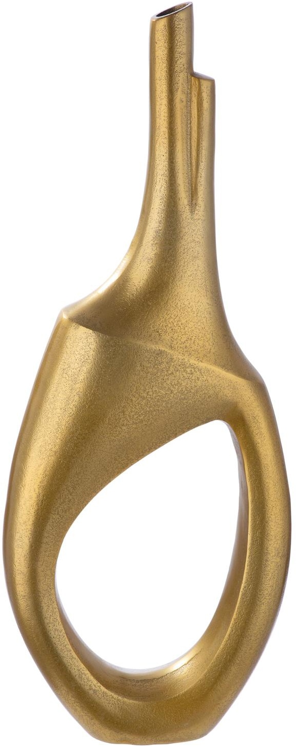 GILDE Bodenvase »Lochvase, "Haydon", Aluminium«