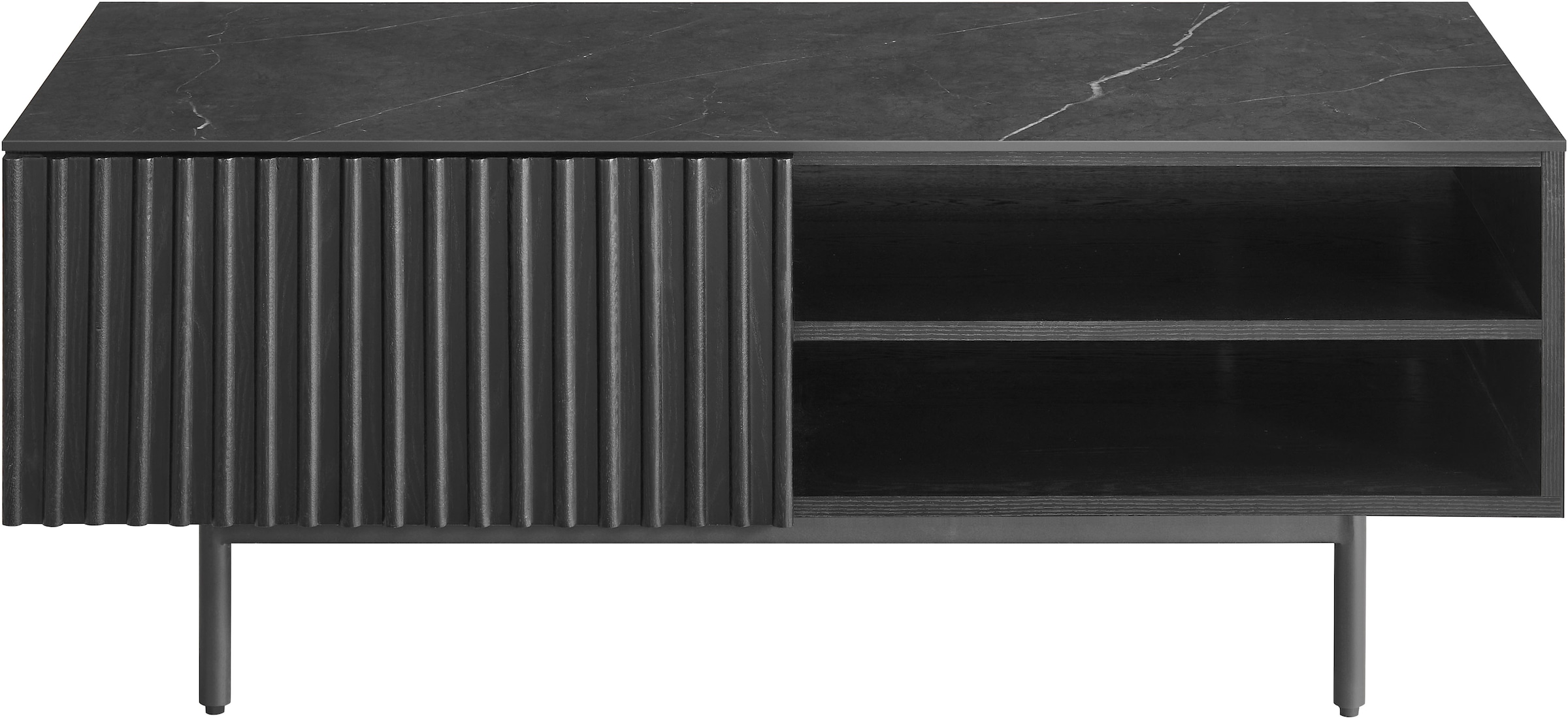 OTTO home Couchtisch »Candise« Keramikplatte, robustem Gestell und FSC-Holz, Breite 120 cm