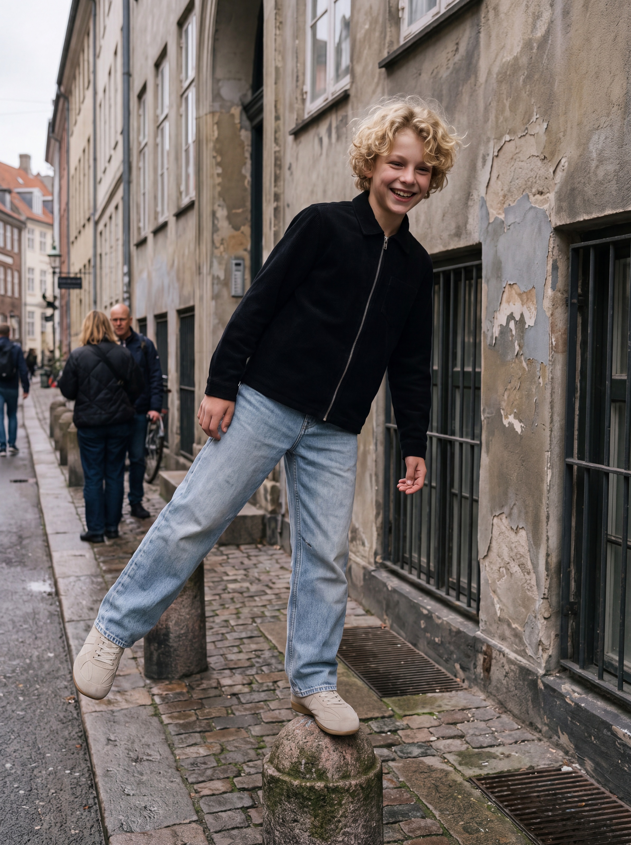 Jack & Jones Junior Langarmhemd »JORTORONTO CORDUDOY ZIP SHIRT LS BF JNR« Baumwolle, locker geschnitten