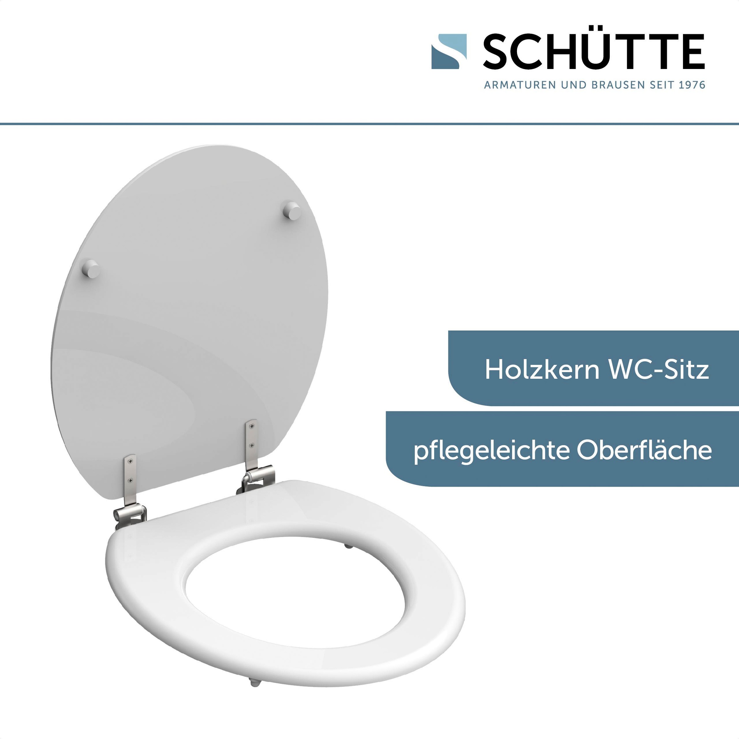 Schütte WC-Sitz mit Holzkern, maximale Belastung der Klobrille 150 kg günstig online kaufen