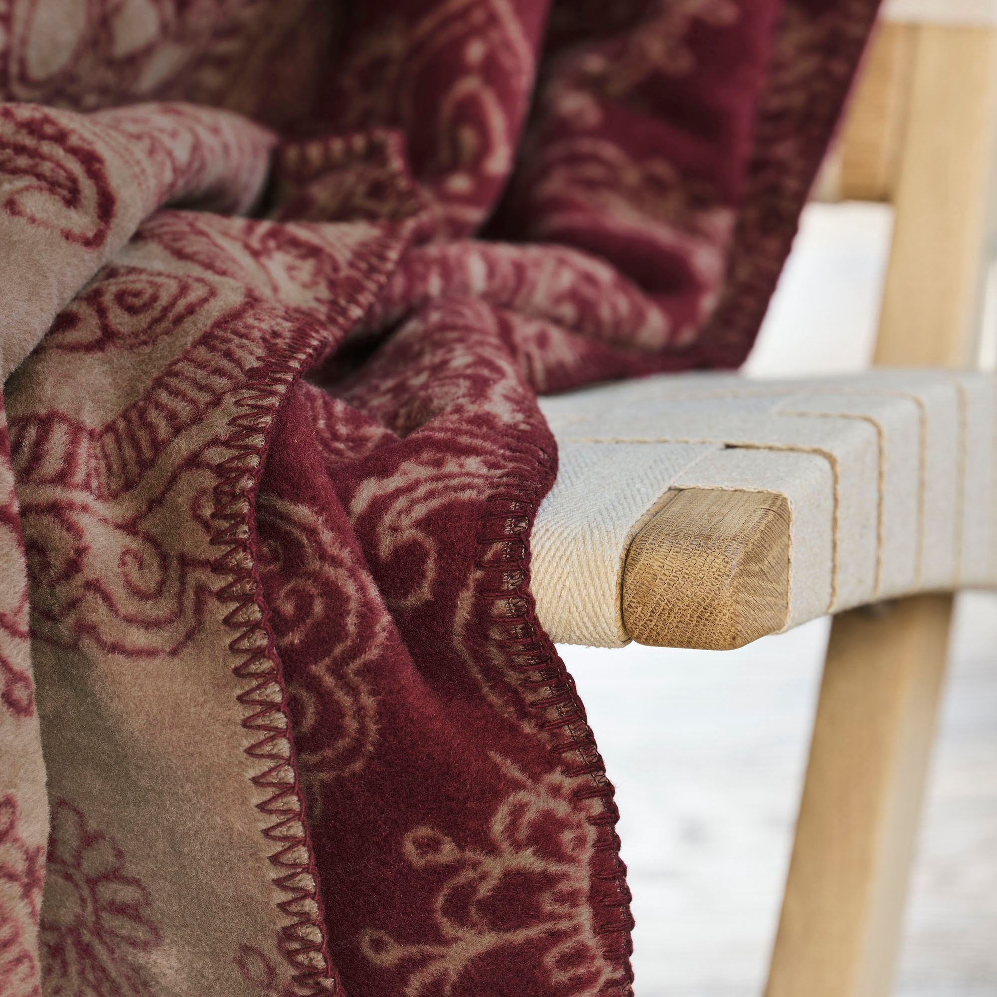 | Decke Paisley Rechnung IBENA Muster auf elegantem Wohndecke BAUR »Jacquard mit Salem«,