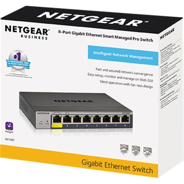 »GS108Tv3«, St.) NETGEAR BAUR | (1 Netzwerk-Switch