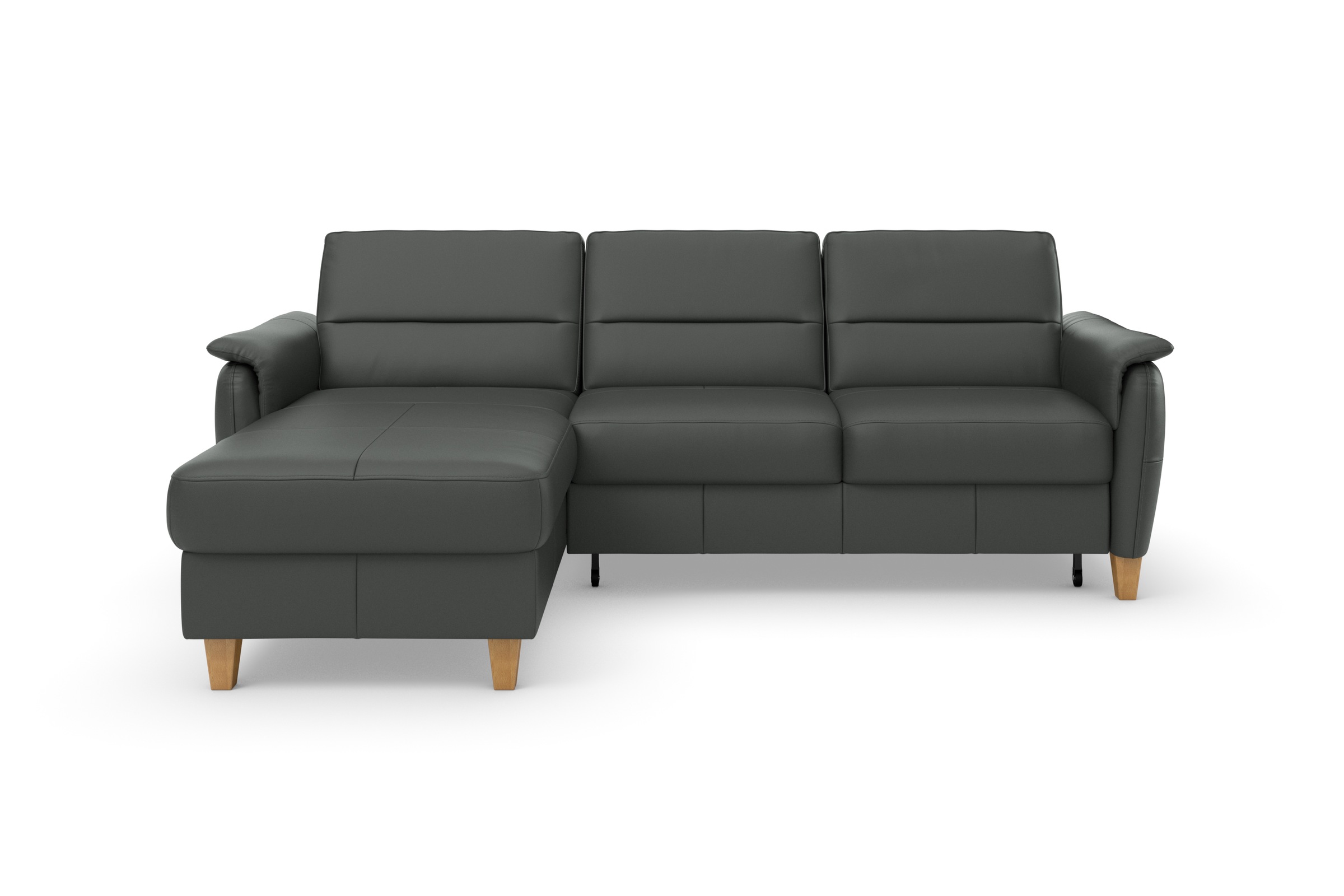 Home affaire Ecksofa "Palmera L-Form, B: 244 cm" optional Bettfunktion & Be günstig online kaufen