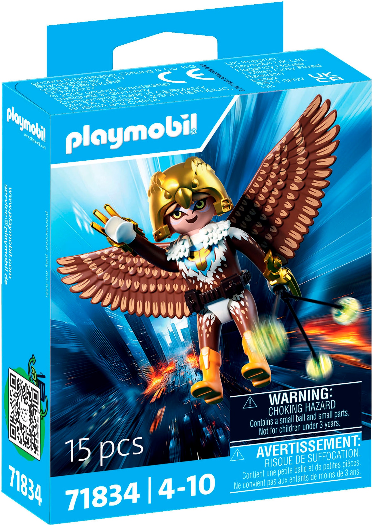Playmobil® Konstruktions-Spielset »Flügel-Heldin (71834), Heroes«
