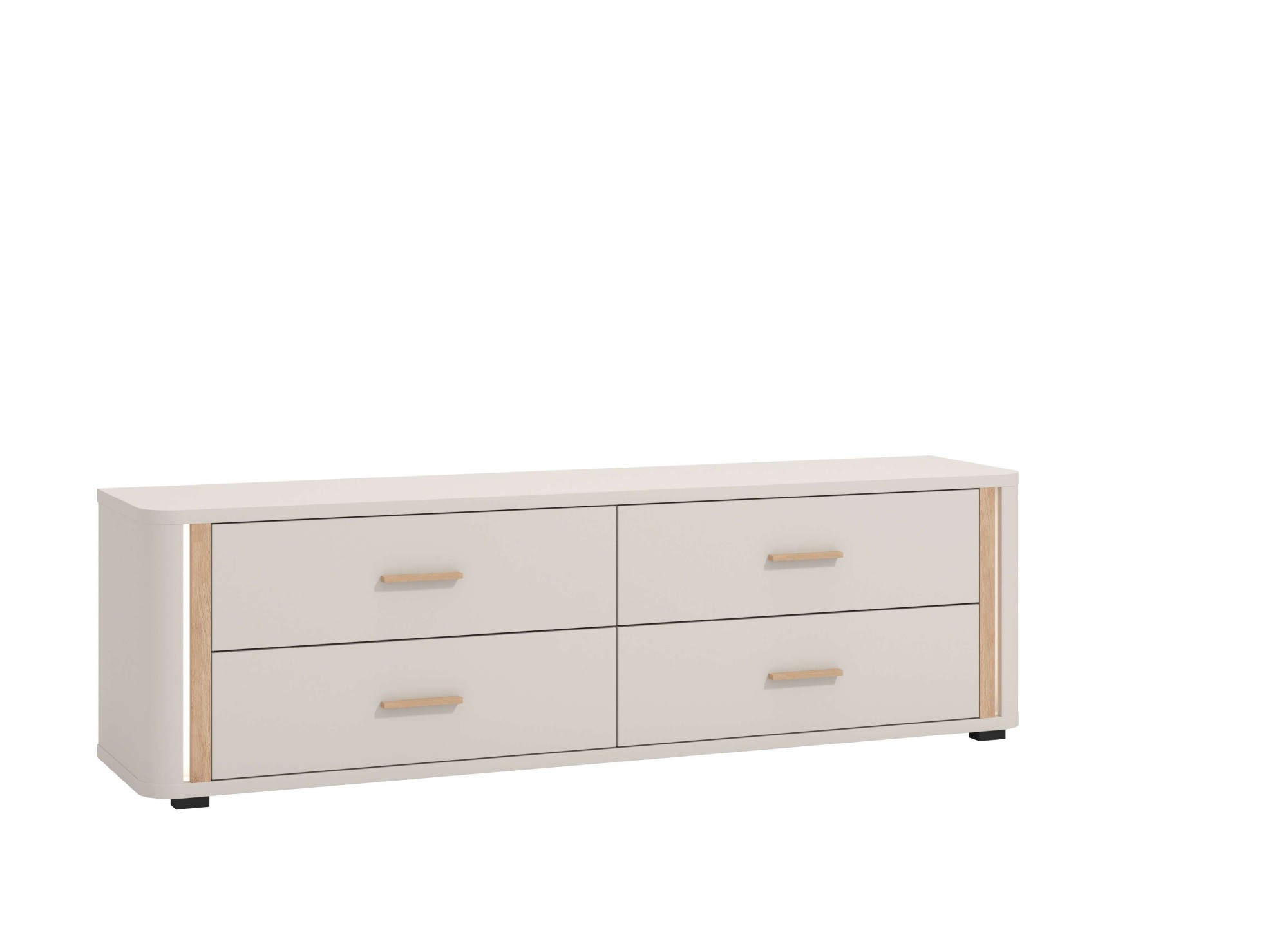INOSIGN TV-Bank »York, TV-Kommode, TV-Schrank, TV-Bank«, mit 4 geräumigen Schubladen, Breite 176,5 cm, wandmontage