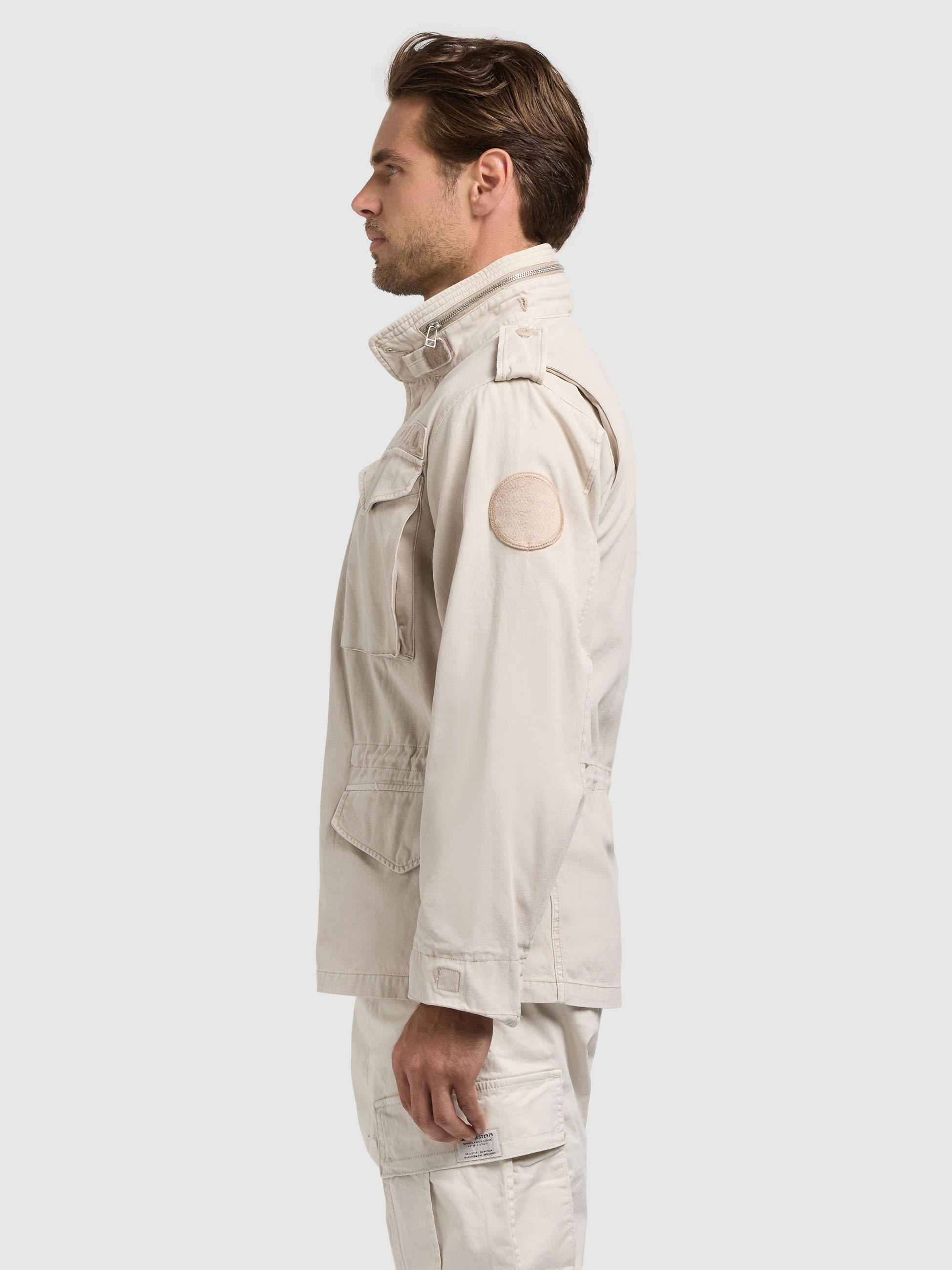 khujo Fieldjacket »GENE« mit Kapuze