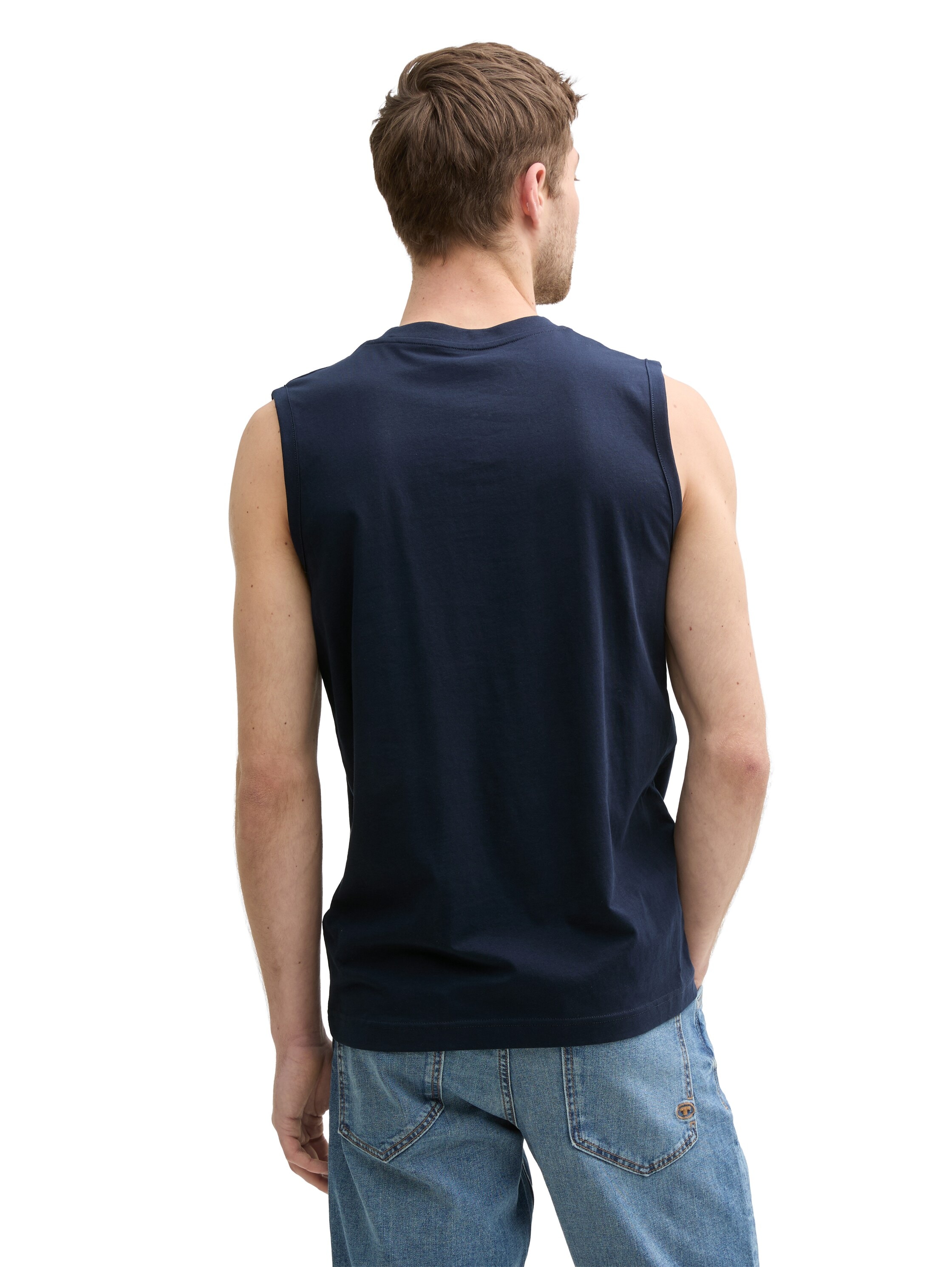 TOM TAILOR T-Shirt, (Packung, 2 tlg.), mit Logo-Print