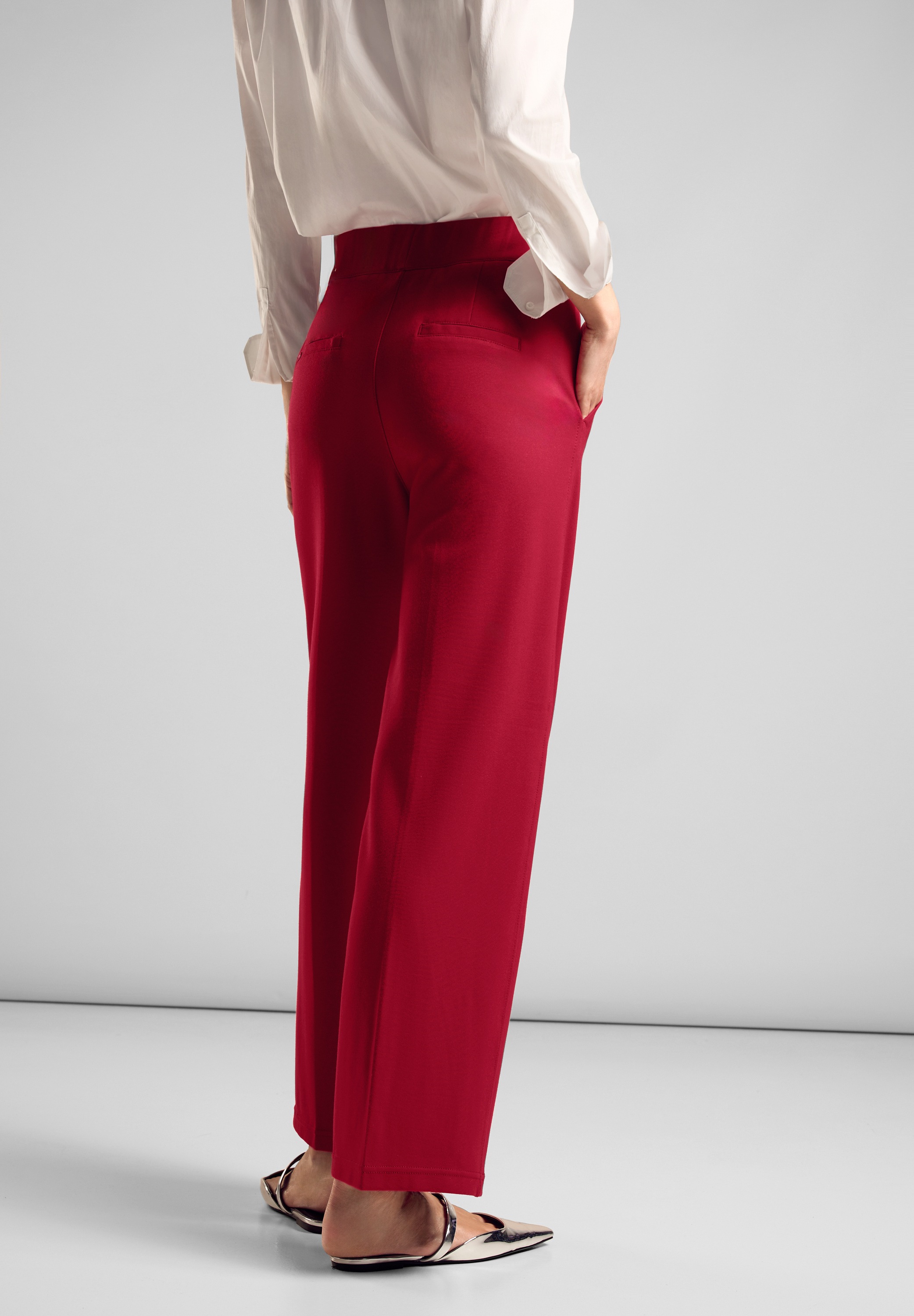 STREET ONE Stoffhose, High Waist