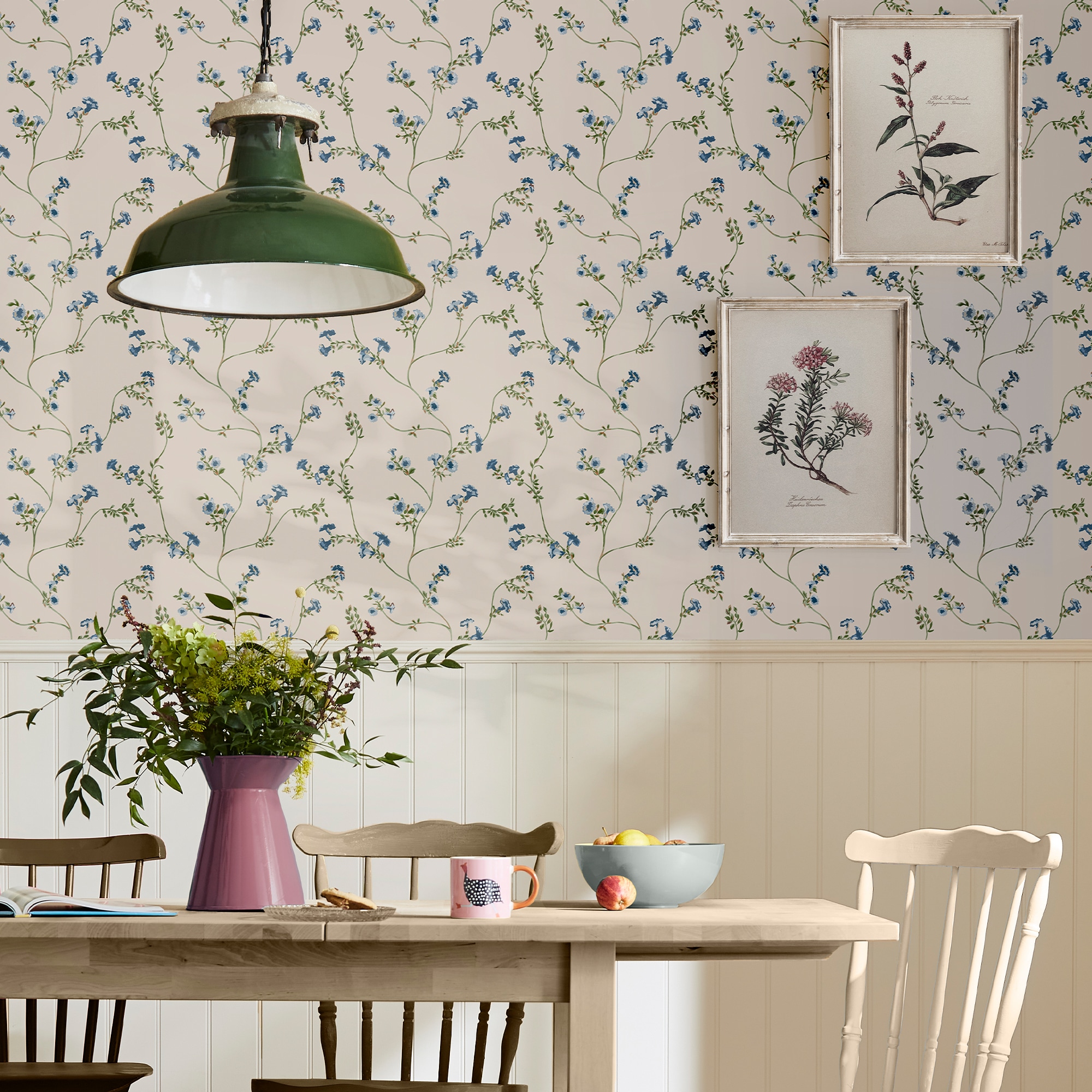 Joules Vliestapete "Robey Cottage Floral" geblümt glatt Design Tapeten