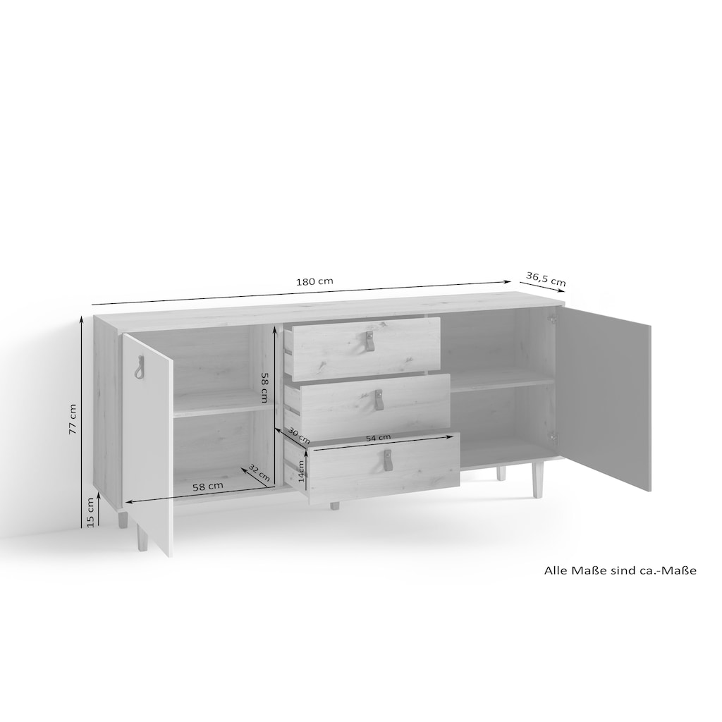 byLIVING Sideboard »Bill«