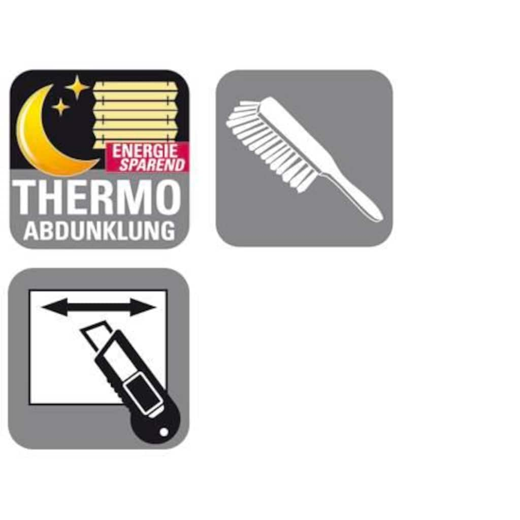 GARDINIA Plissee »Easyfix Thermo-Plissee mit 2 Bedienschienen Energiesparend«, verdunkelnd, energiesparend, ohne Bohren, verspannt, energiesparend, abdunkelnd mit Thermobeschichtung