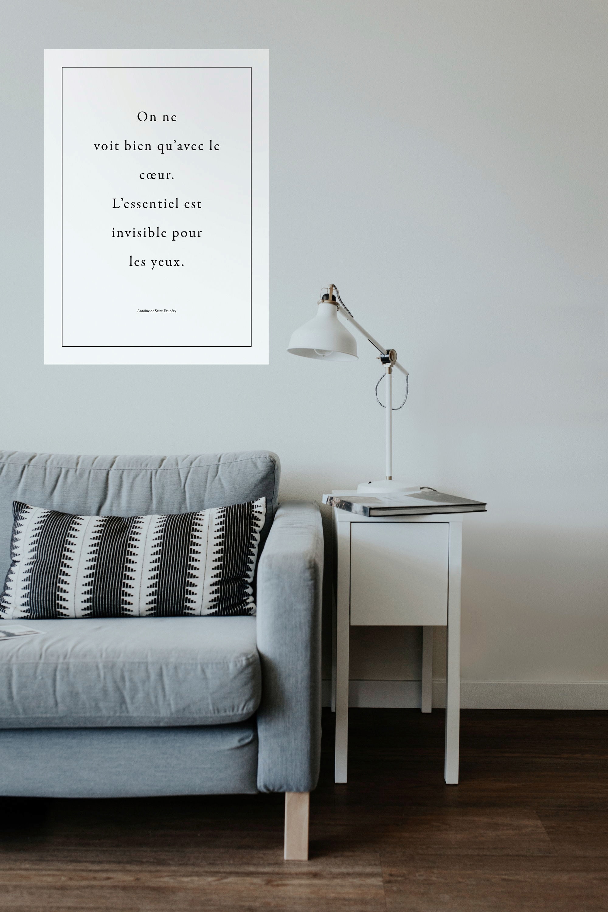 Komar Wandtattoo »Antoine - Größe 50 x 70 cm« selbstklebend, Wandsticker