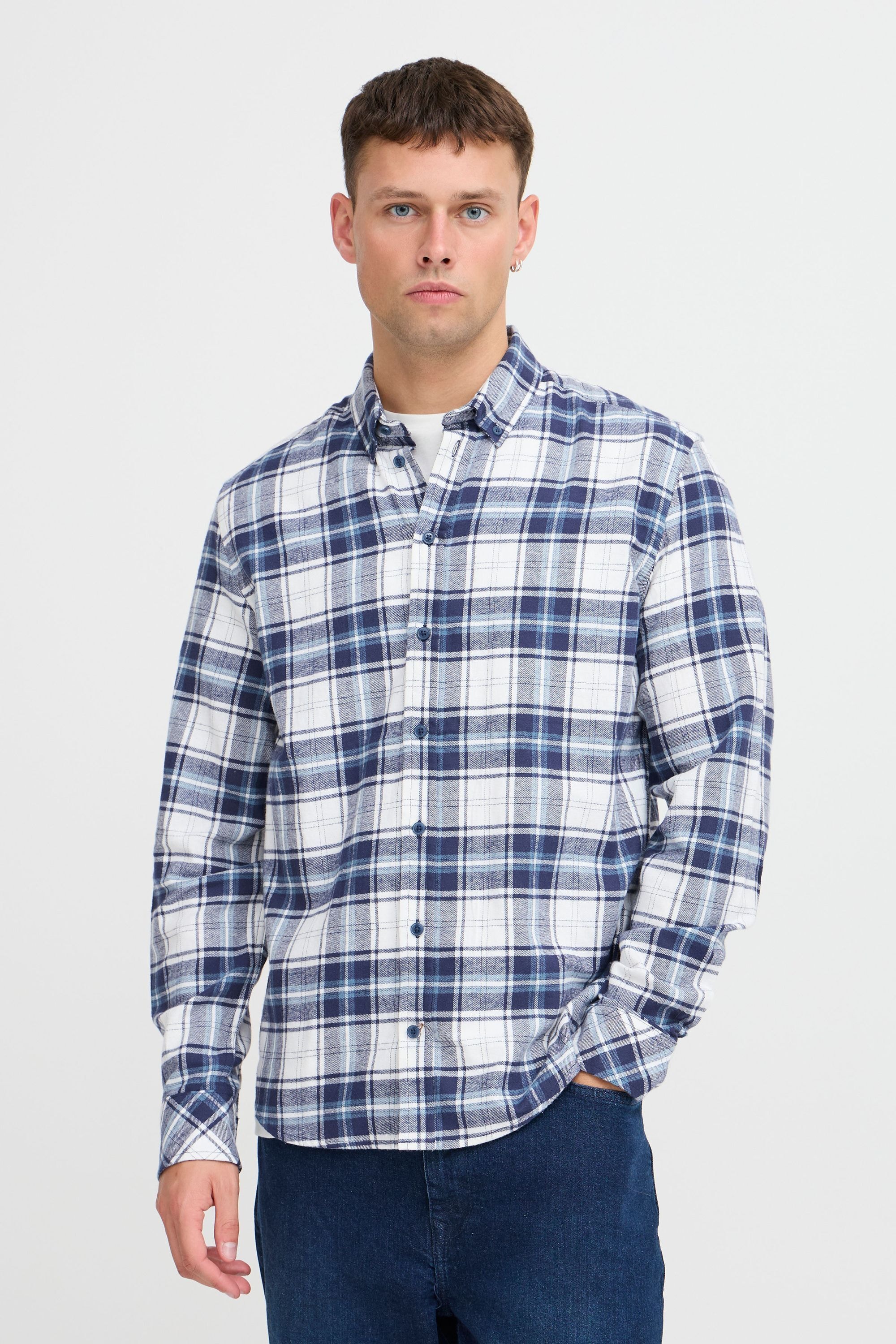 Blend Langarmhemd "BHShirt", Lässiges kariertes Langarmhemd günstig online kaufen