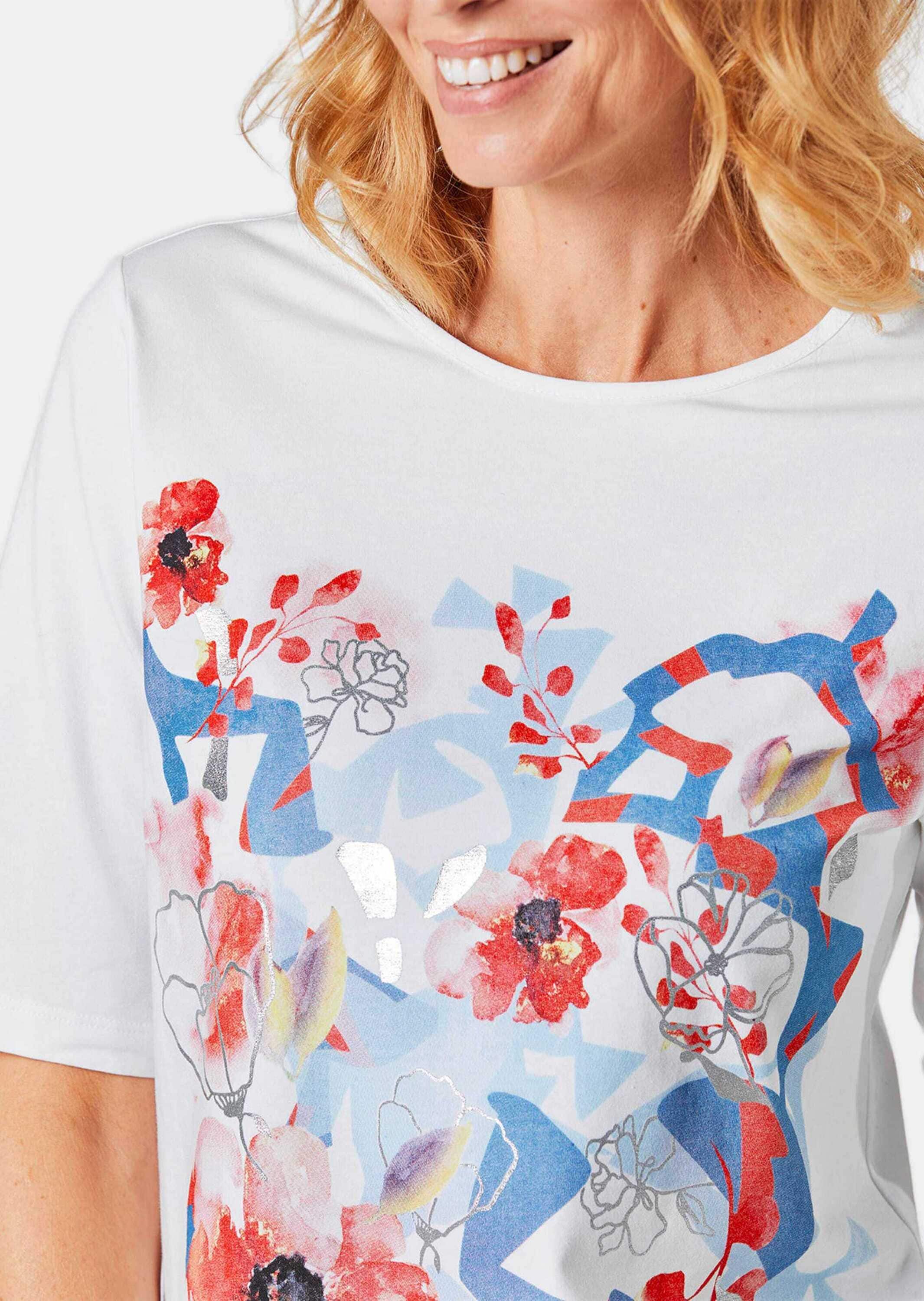 GOLDNER Print-Shirt »Druckshirt aus pflegeleichtem Baumwoll-Jersey Druckshirt aus pflegeleichtem Baumwoll-Jersey«