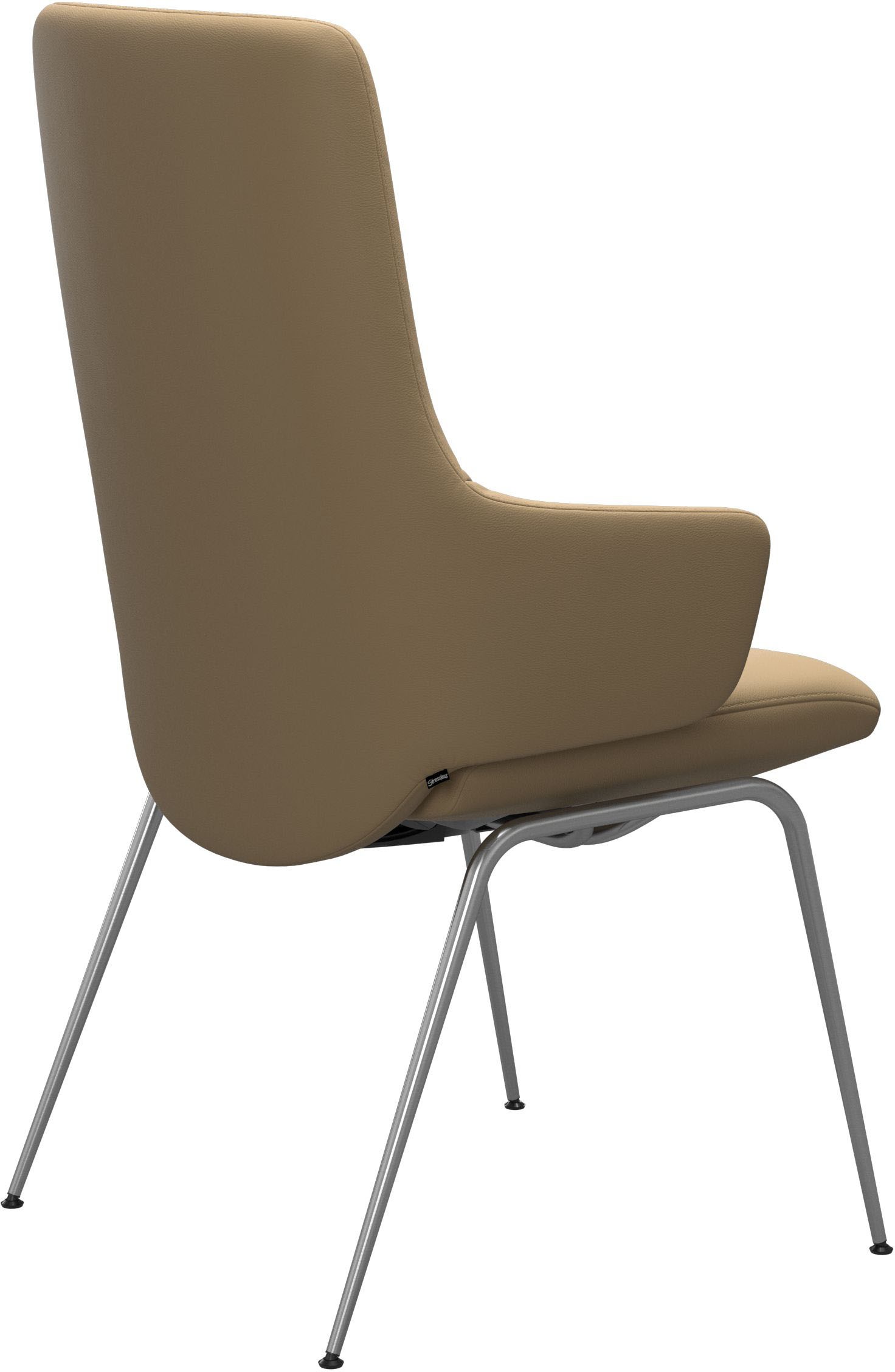 Stressless® Polsterstuhl »Laurel«, Leder PALOMA, High Back mit Armlehne, Größe L, mit Beinen aus Stahl in Schwarz matt