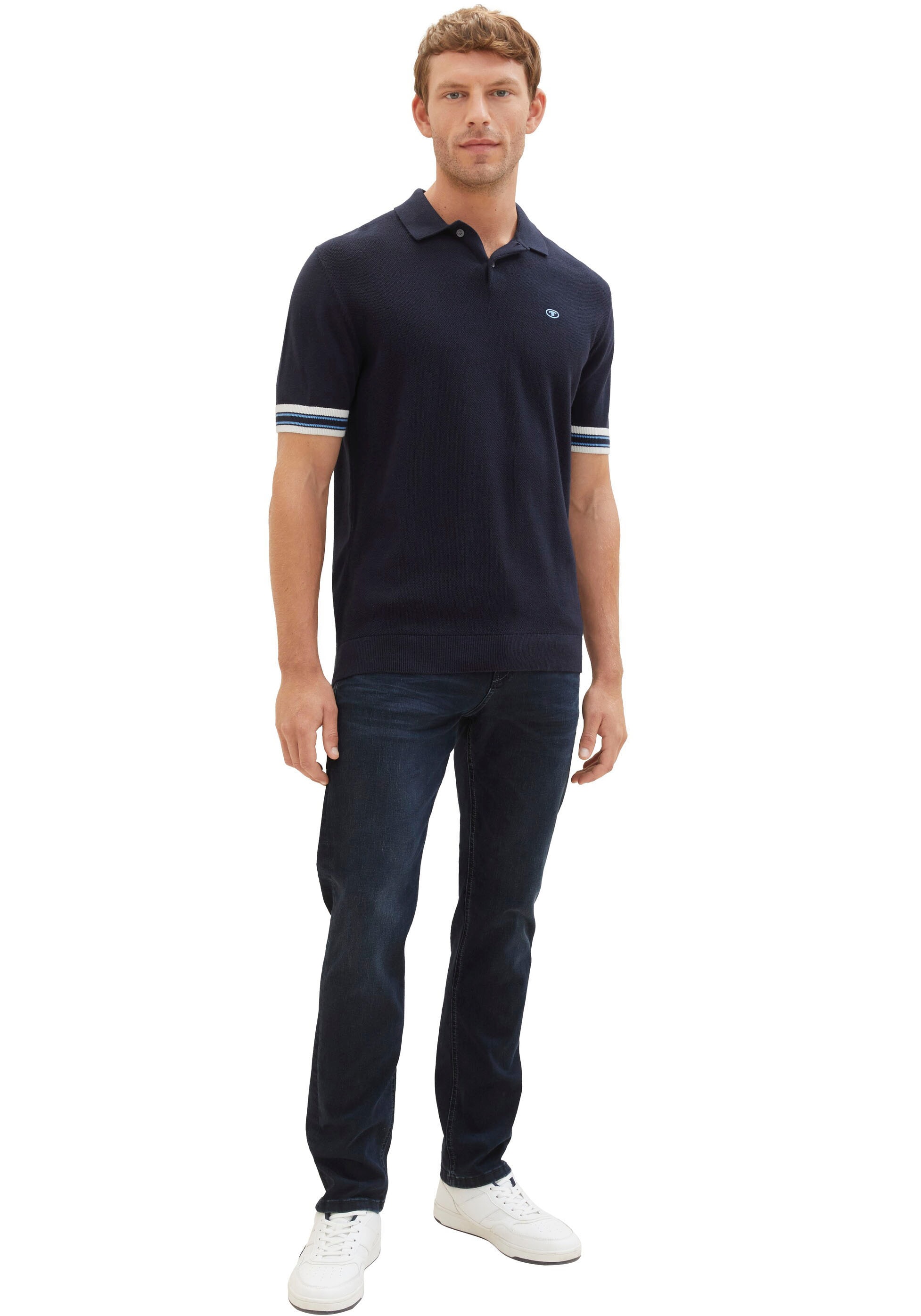 TOM TAILOR Slim-fit-Jeans, in dunkler Waschung