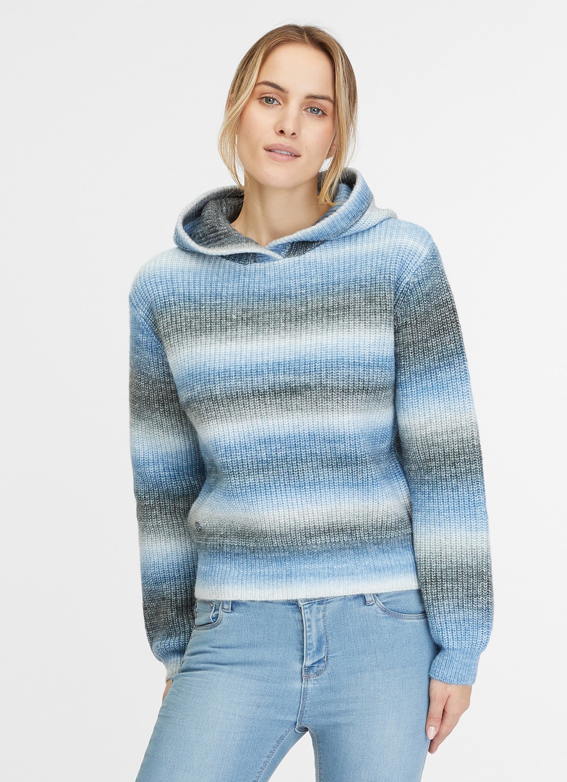 Ragwear Kapuzenpullover "OFINA", mit Streifen Strickmuster günstig online kaufen