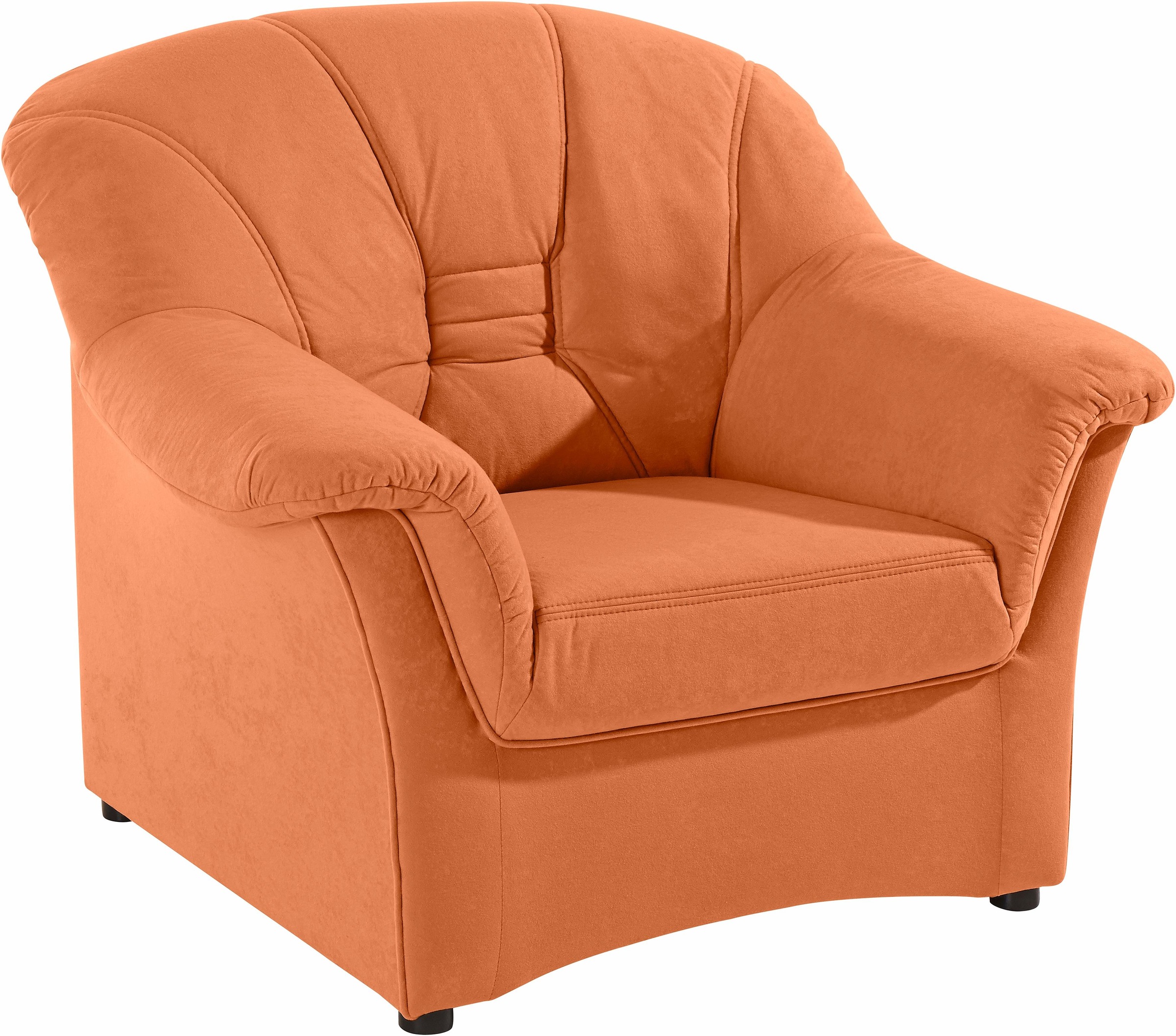 DOMO collection Sessel "ELVA elegante Rückensteppung" whlw. mit Federkern