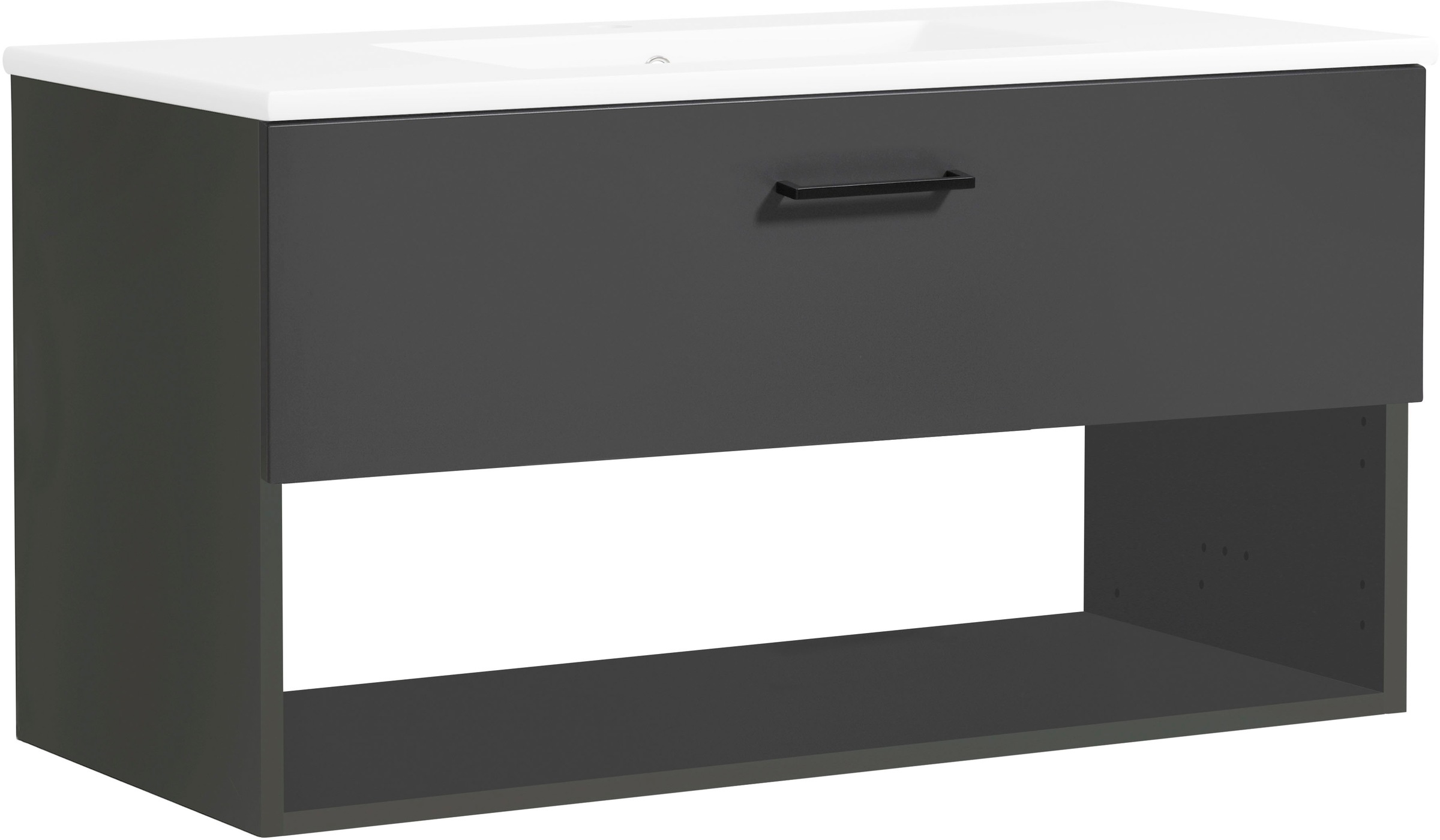 welltime Waschtisch "Trento Light mit Keramik-Auflagebecken", 1 Auzug und 1 günstig online kaufen
