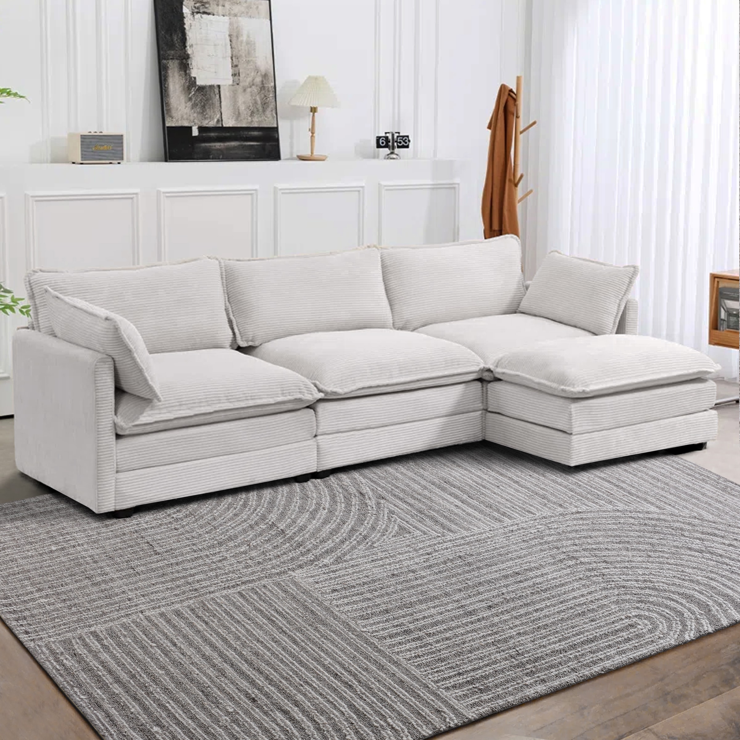 my home Wollteppich »Brevik«, rechteckig, 11 mm Höhe, handgearbeitete Teppiche, Wohnzimmer, Schlafzimmer, Esszimmer