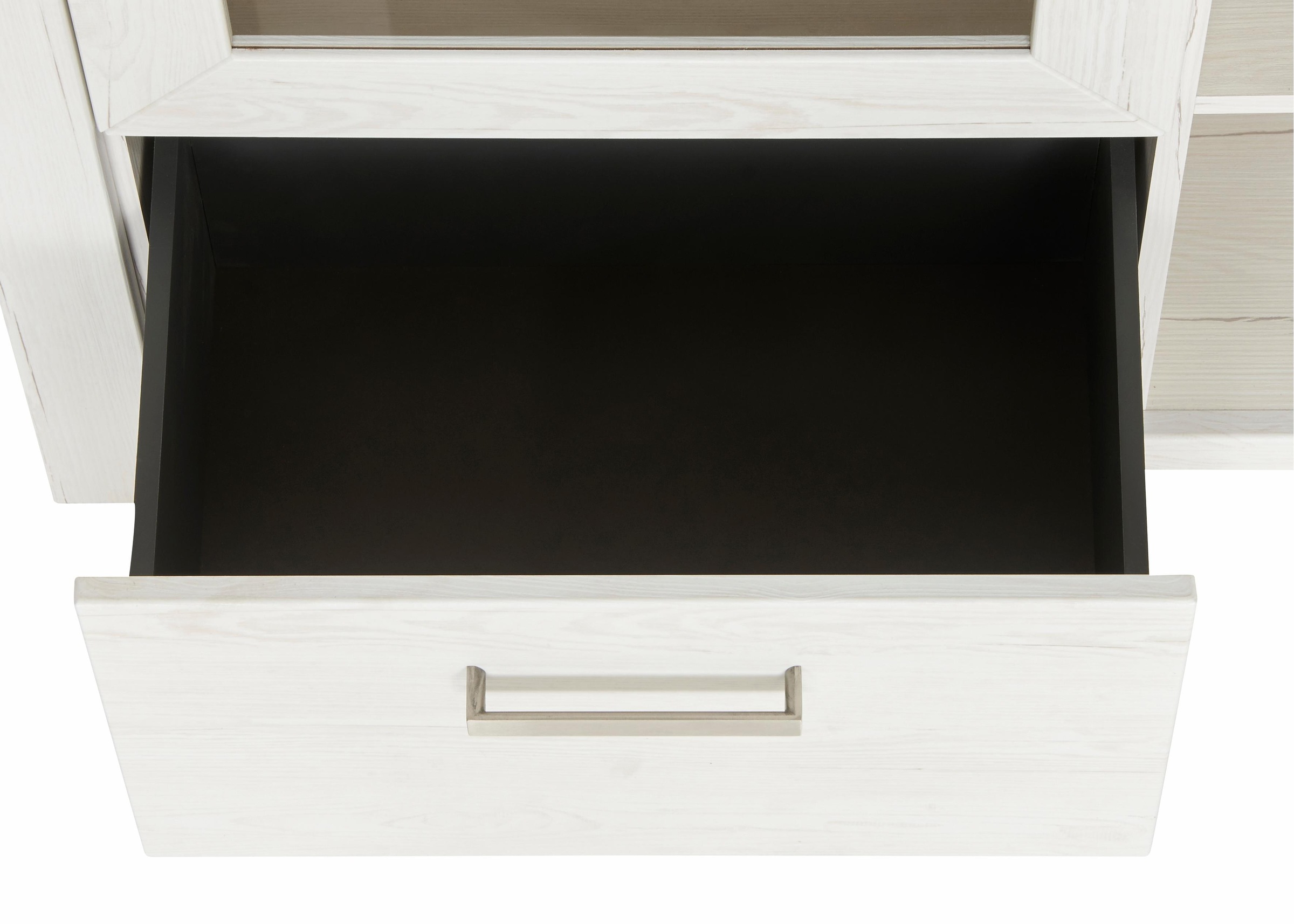 set one by Musterring Highboard »York«, Typ 13 und 14, mit Glastür und Schubkasten, 3 Farbvarianten, B 105 cm