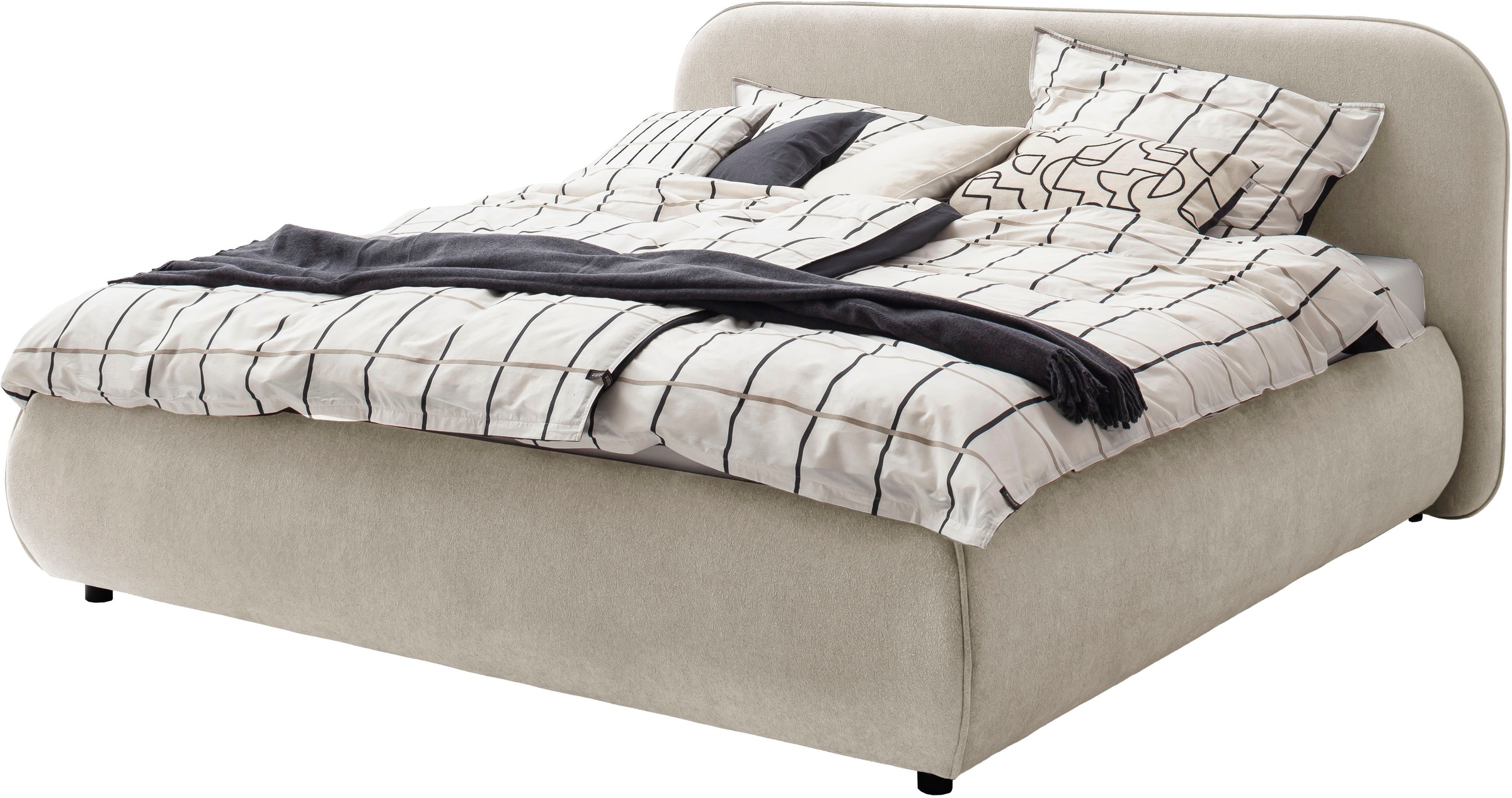 SCHÖNER WOHNEN-Kollektion Polsterbett »LISSABON wahlweise mit Bettkasten, erhältlich in der Größe 180x200cm« in verschiedenen Farben erhähltlich