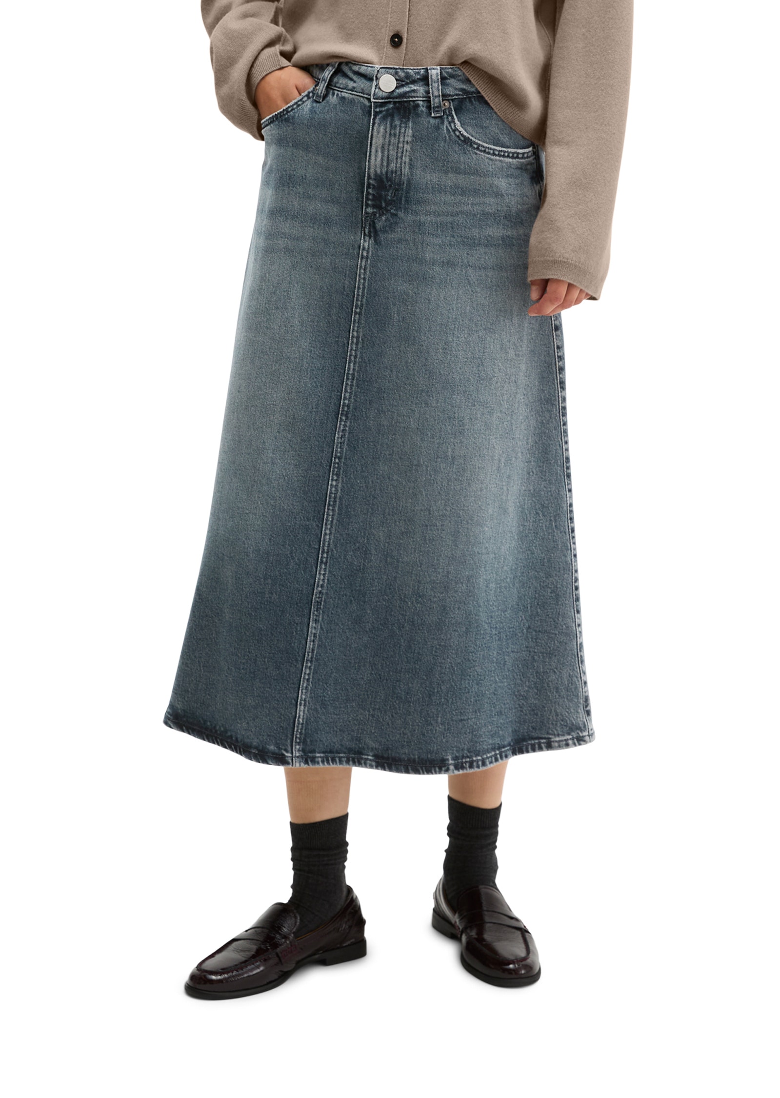 Marc OPolo Jeansrock "aus weichem Baumwolle-Lyocell-Mix"