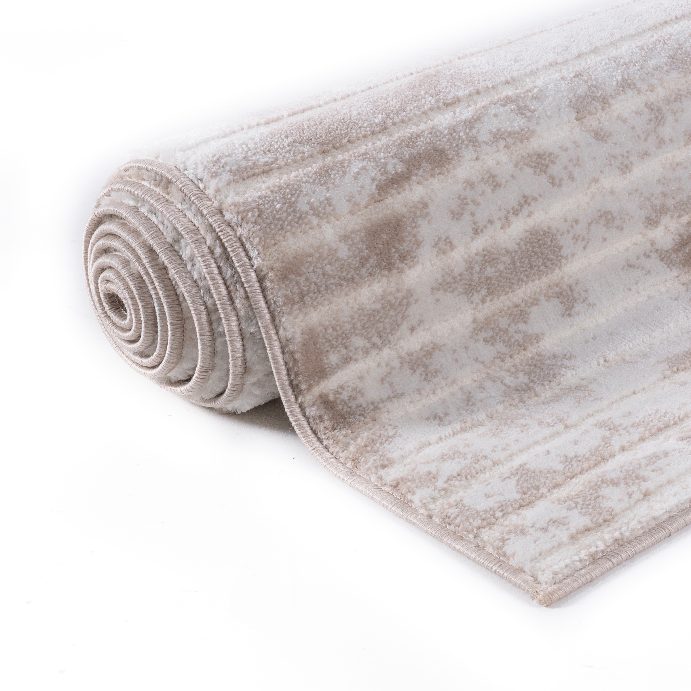 OTTO home Teppich »Luvu«, rechteckig, 12 mm Höhe, Modernes Design mit Boho-Charme, Hoch-Tief-Struktur, dezenter Glanz