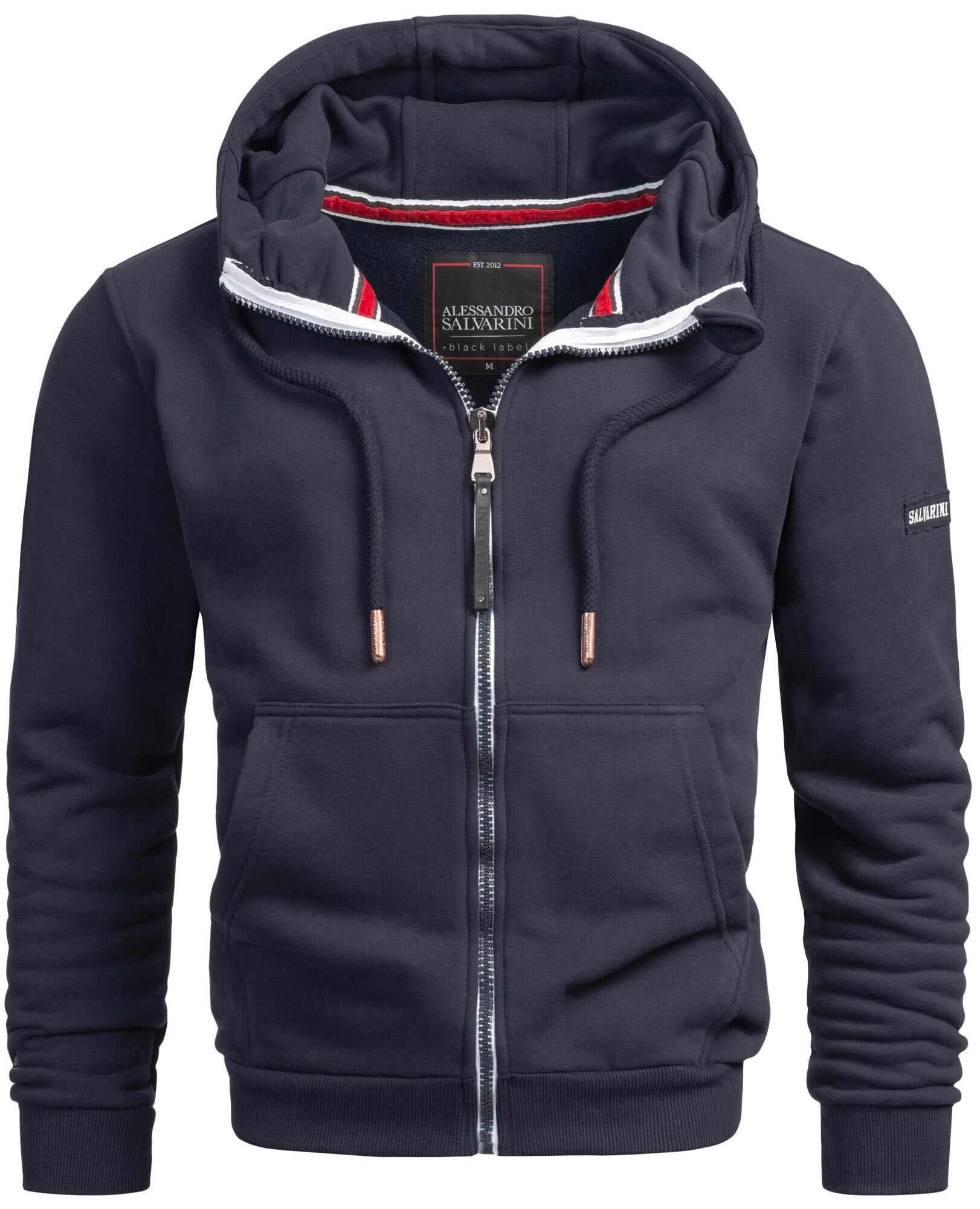 Alessandro Salvarini Sweatjacke "ASBergamo", aus hochwertigem, warmem Material