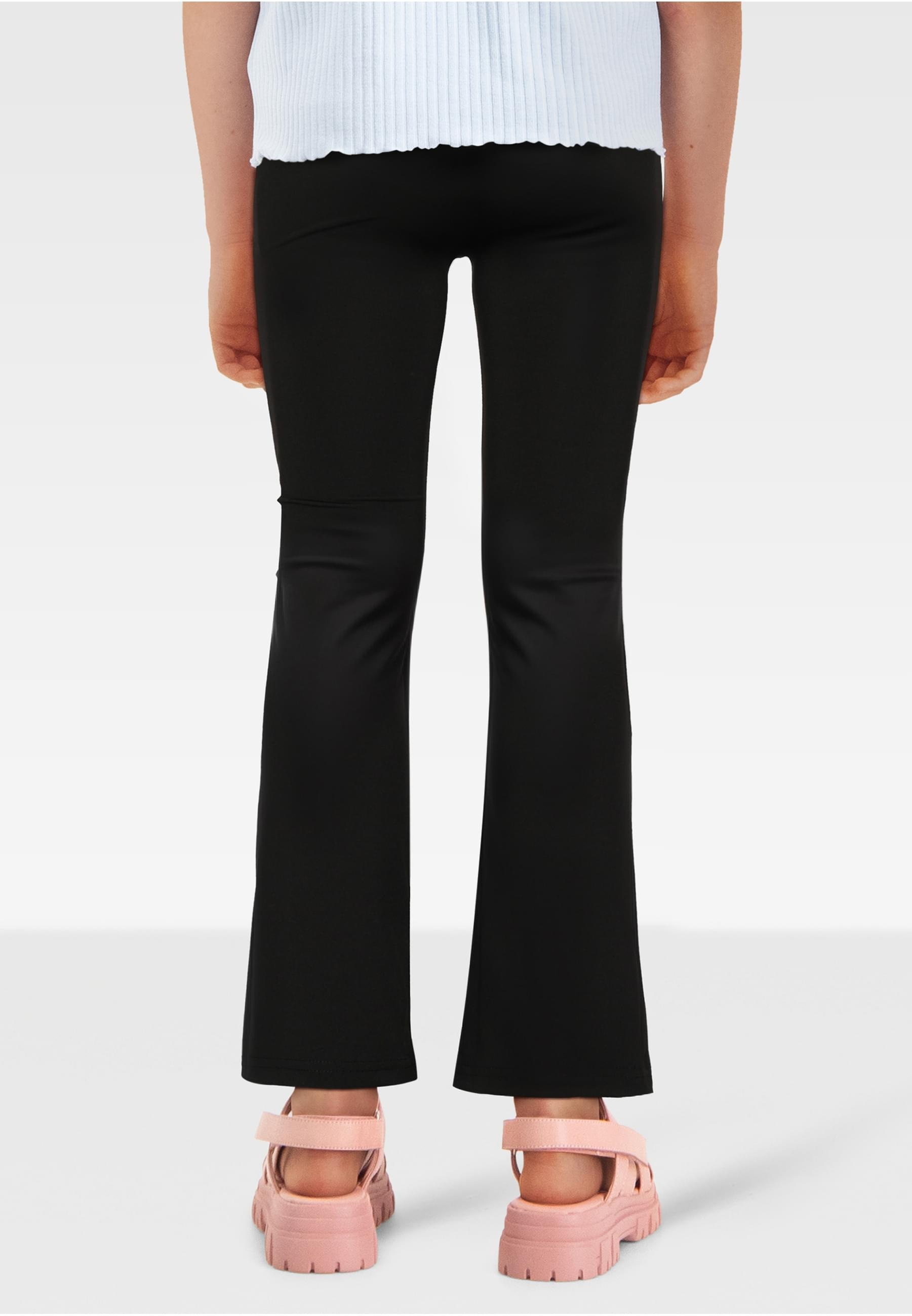 URBAN CLASSICS Leggings »Urban Classics Damen Girls Recycled High Waist Flared Leggings«, (1 tlg.)
